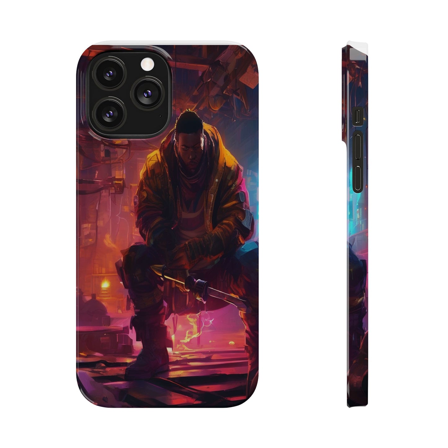 Slim Phone Case for iPhone 16 - Ultra-Thin, Glossy PC