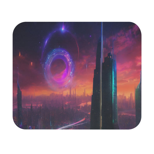 Neon Gaming Rectangular Mouse Pad - 1/16 in Thick, Non-Slip