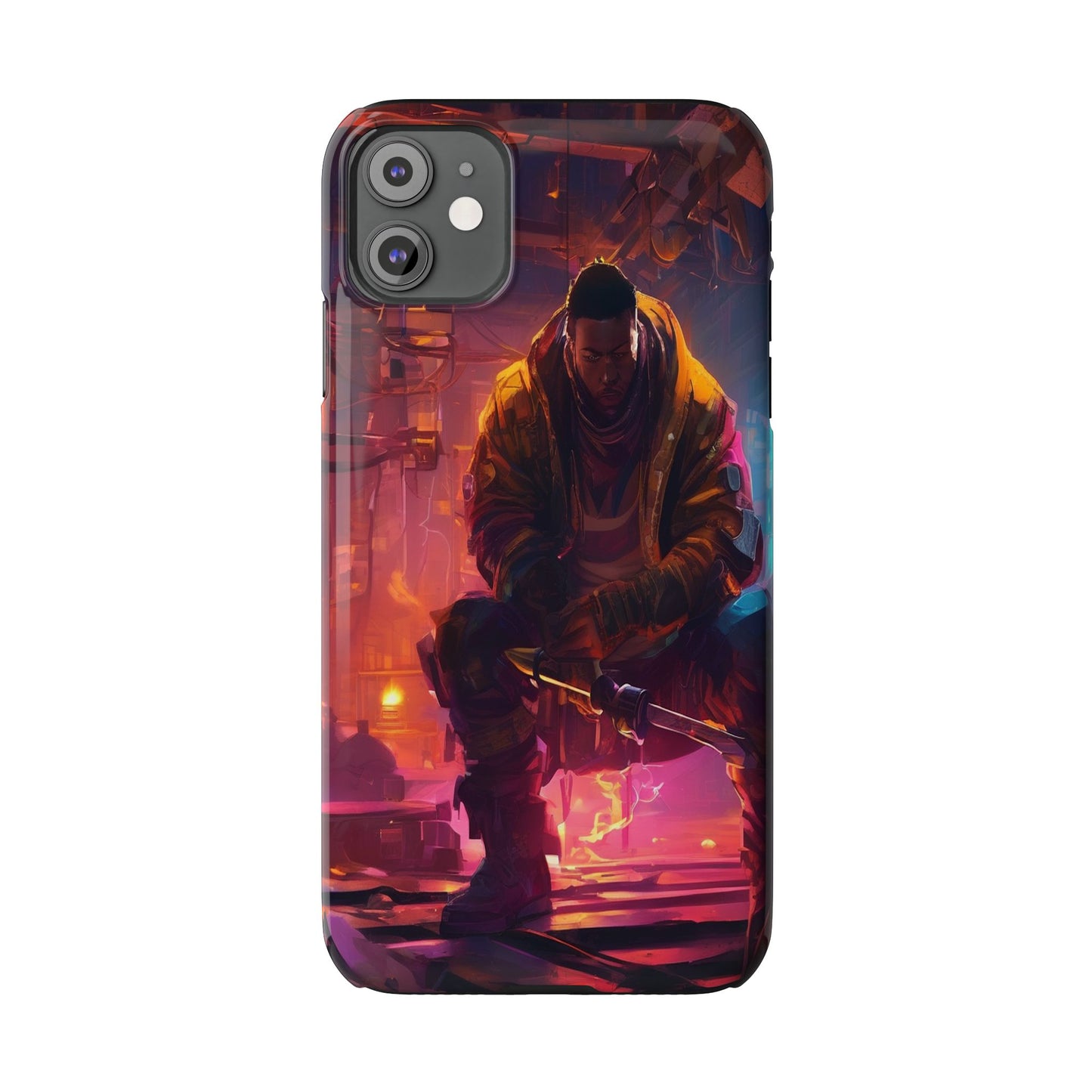 Slim Phone Case for iPhone 16 - Ultra-Thin, Glossy PC