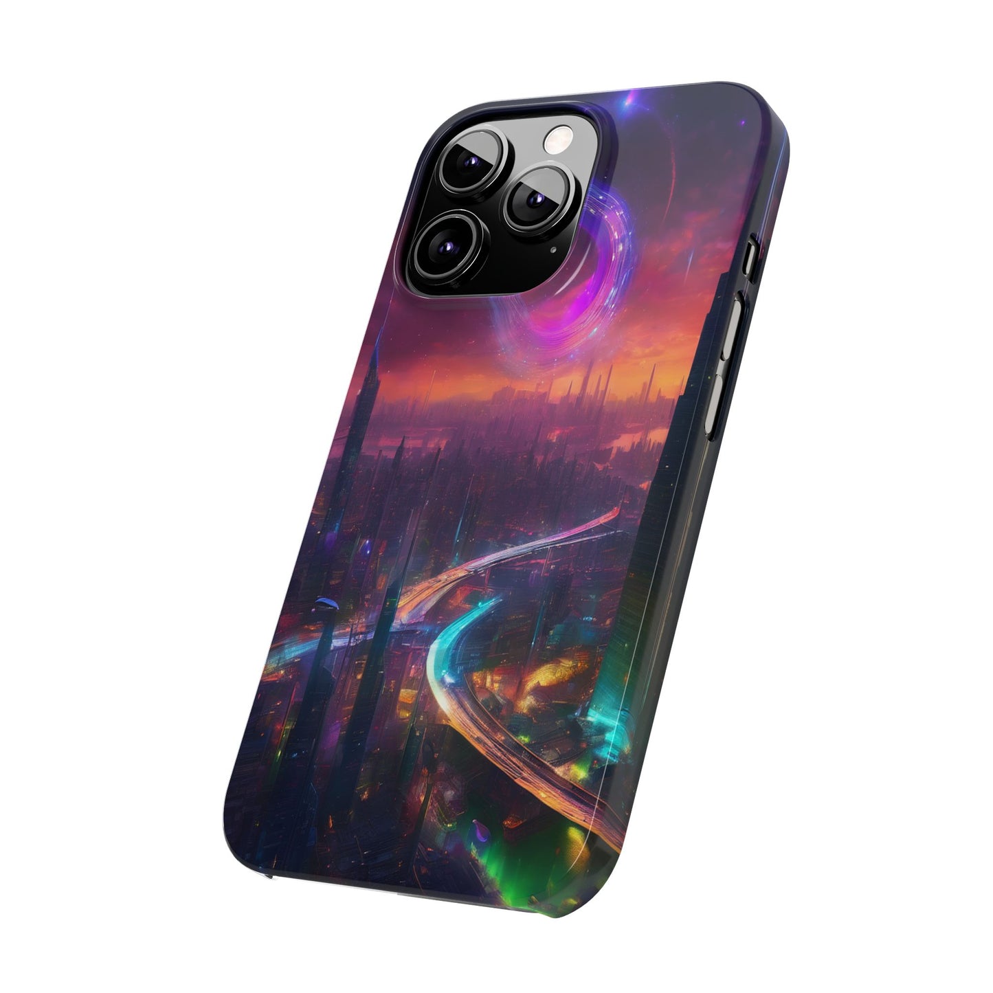 Slim Glossy Phone Case for iPhone 16 – Lexan PC