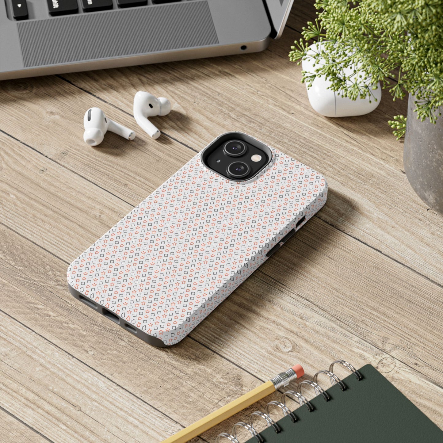 Neon Rugged Phone Case - 2-Piece TPU/PC, Wireless Charging