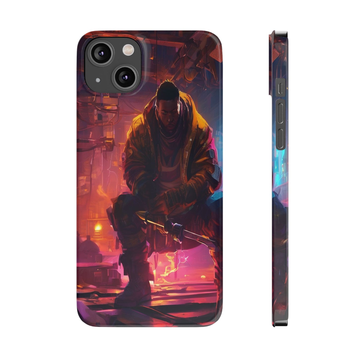 Slim Phone Case for iPhone 16 - Ultra-Thin, Glossy PC