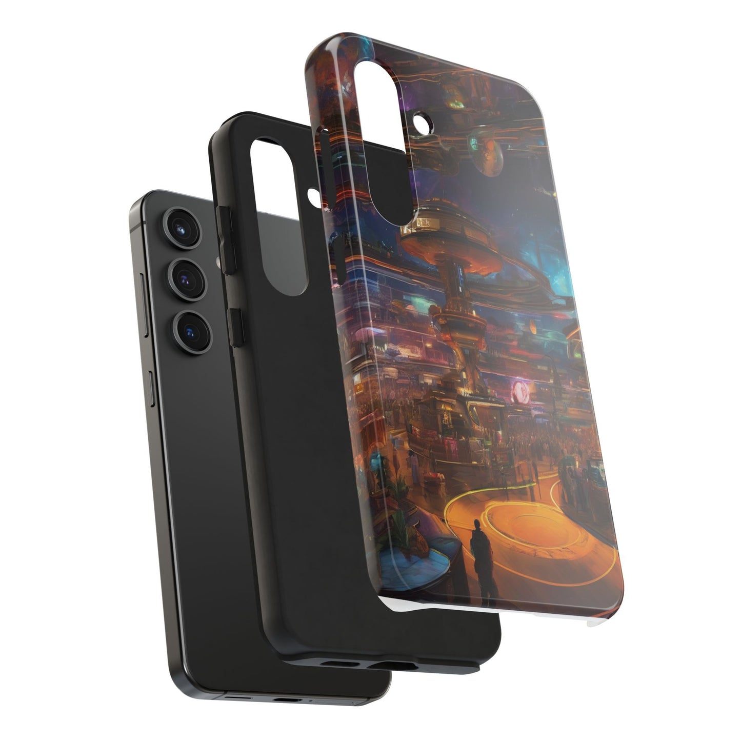 Tough Phone Case - 2-Piece Impact-Resistant Glossy Shield