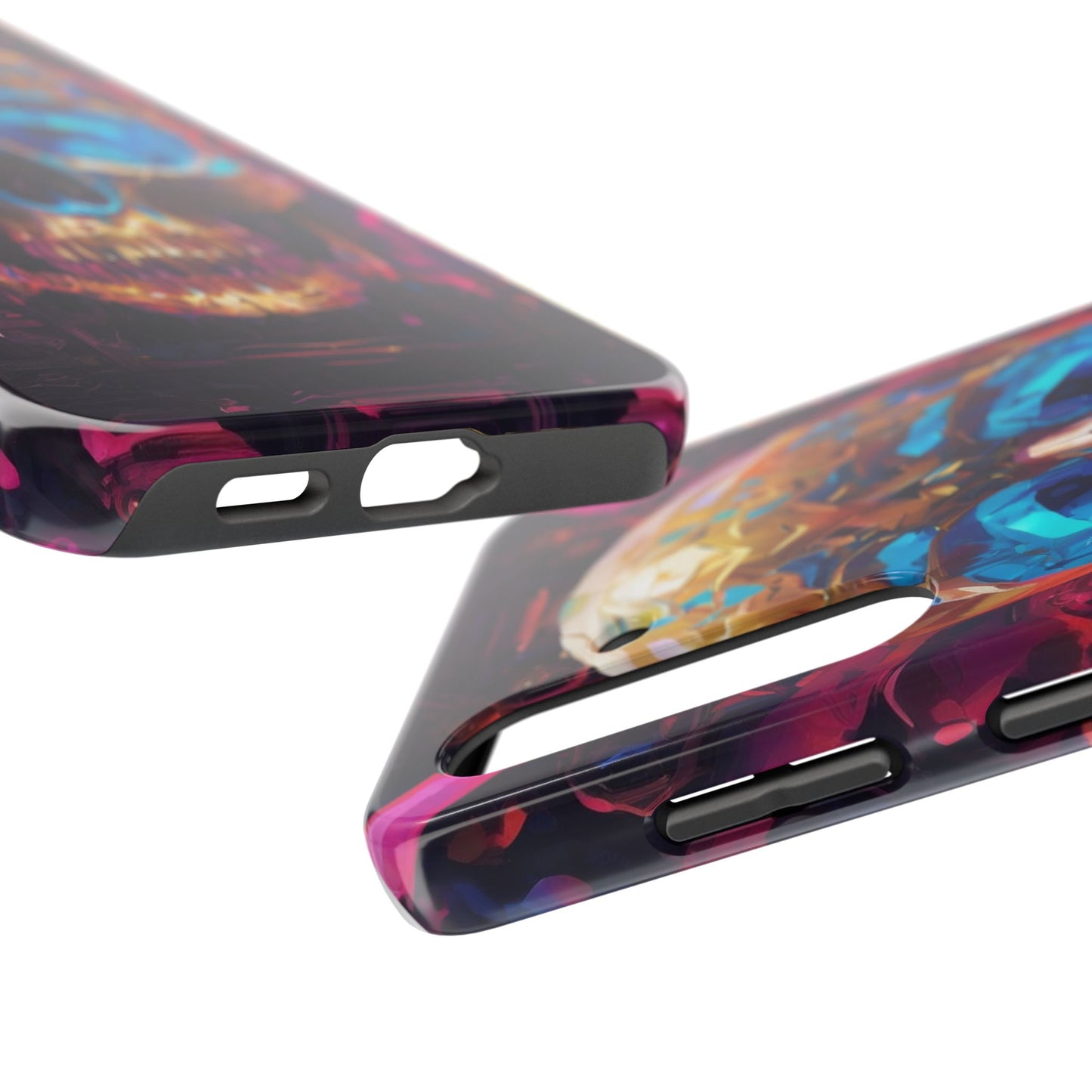 Rugged Phone Case - Impact-Resistant, Glossy Polycarbonate