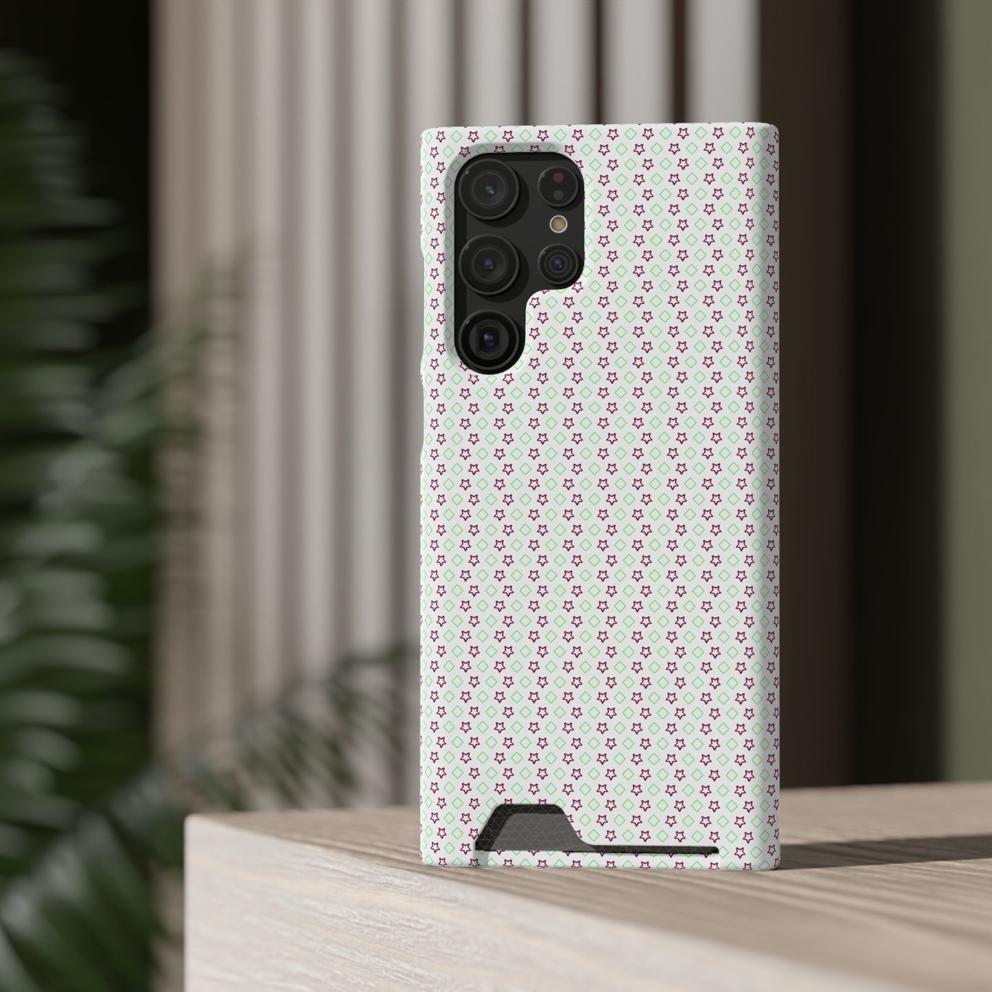 Neon Card-Holder Phone Case - Glossy/Matte Finish