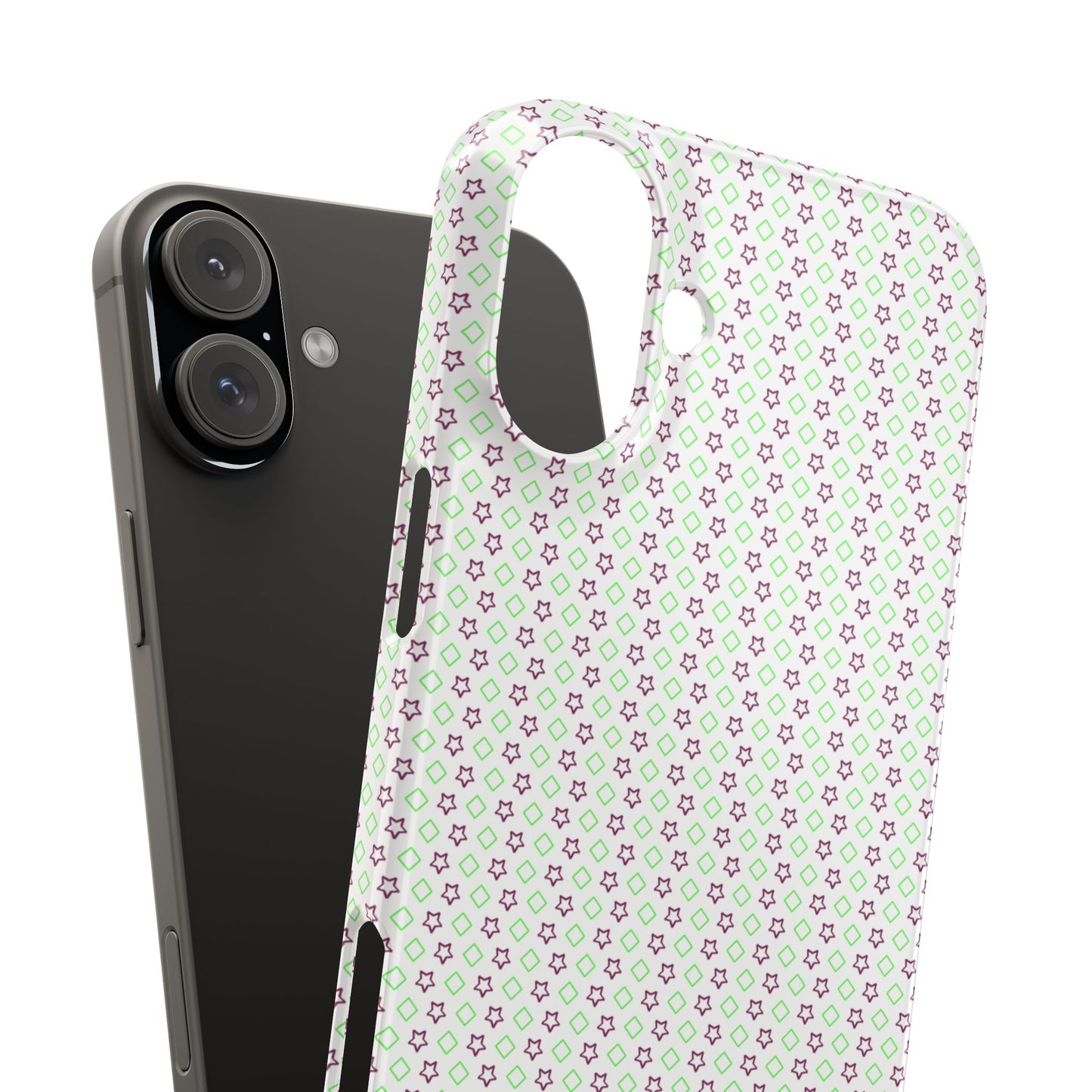 Slim Phone Case for iPhone 16 - Glossy Lexan, Ultra-Thin