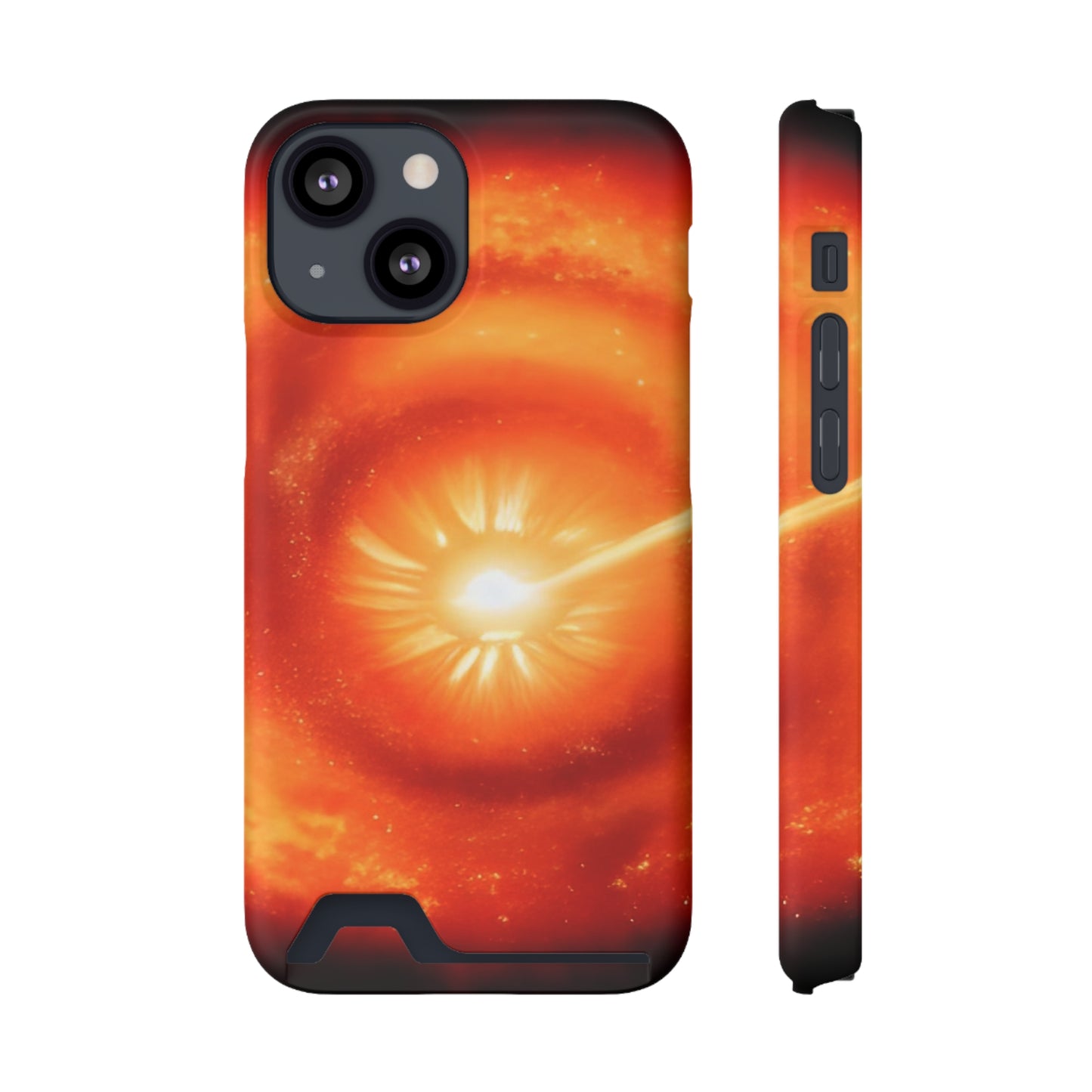 Neon Phone Case with Card Holder - MagSafe, Polycarbonate