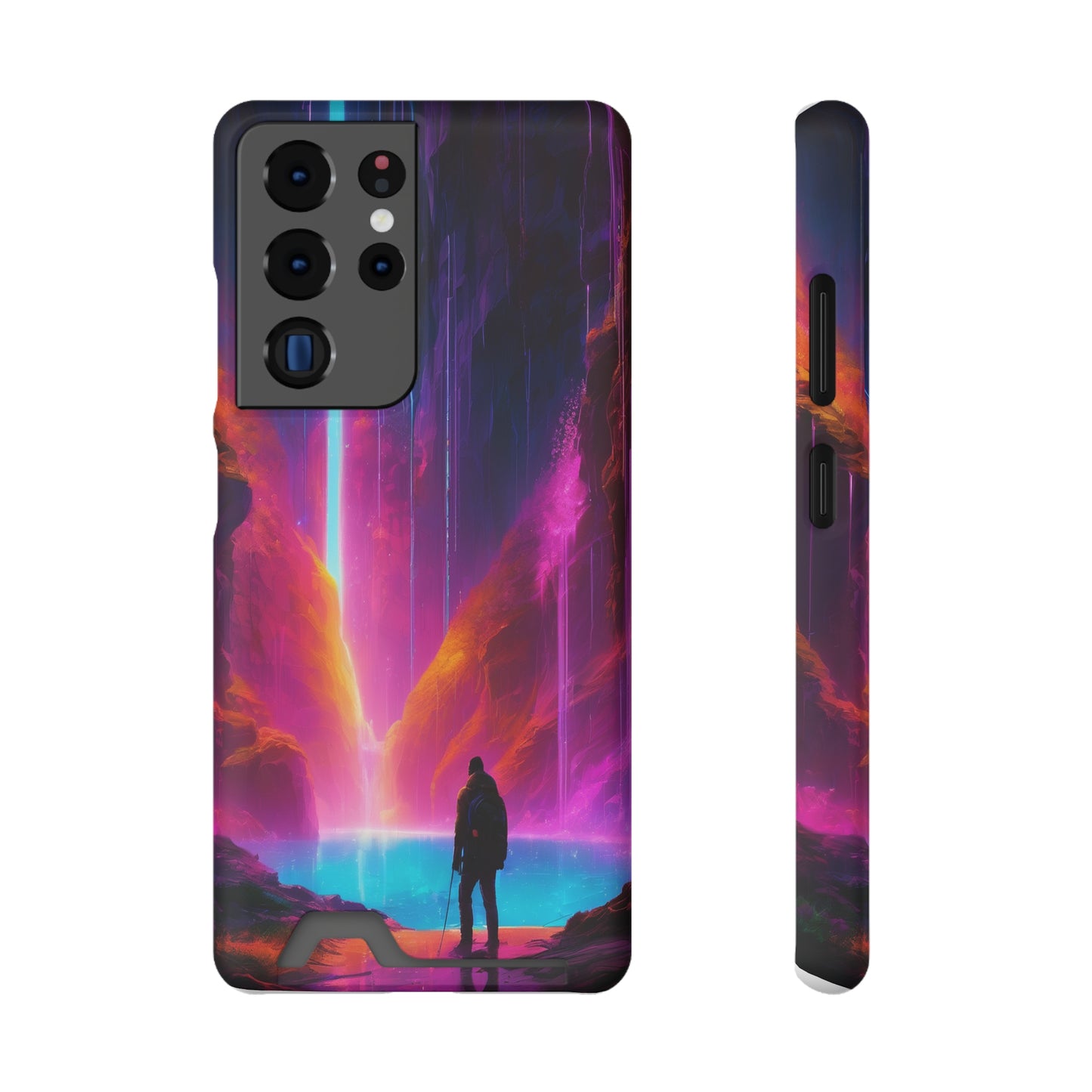 Neon Phone Case with Card Holder – MagSafe, 1 Card Slot