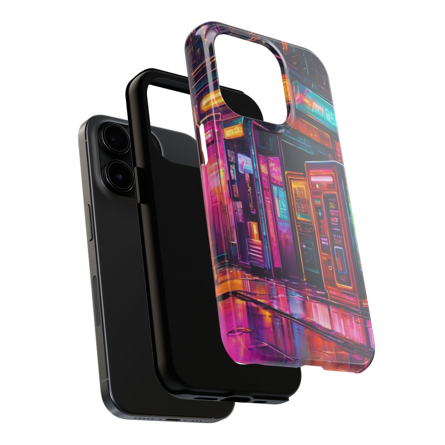 Tough Phone Case - 2-Piece, Impact-Resistant, Glossy Finish