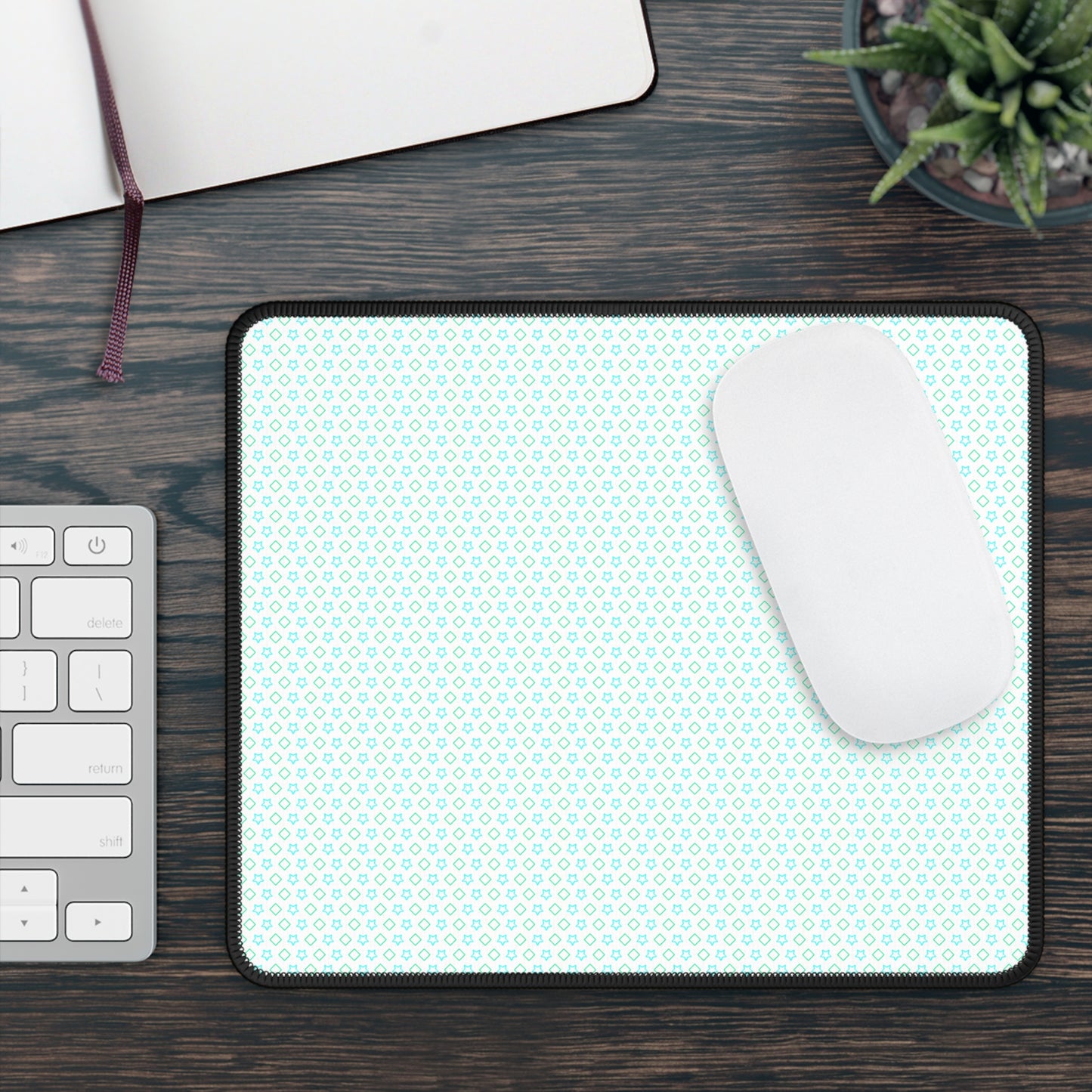 Custom Gaming Mouse Pad - Neoprene 9x7, Stitched Edges