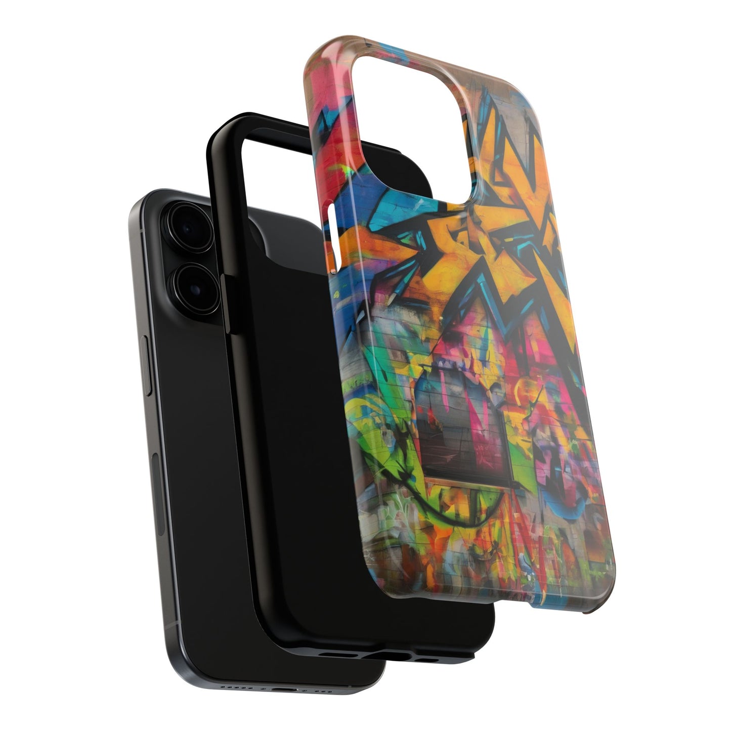 Rugged Phone Case - Impact-Resistant, Glossy Finish