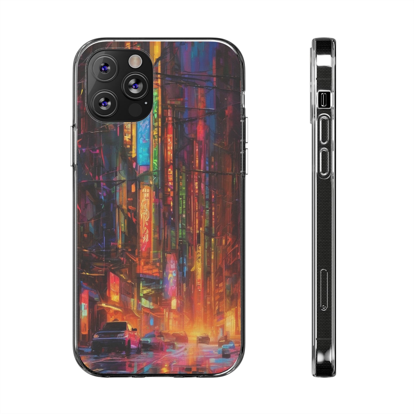 Clear Silicone Phone Case - Slim, Durable, Open-Port Design