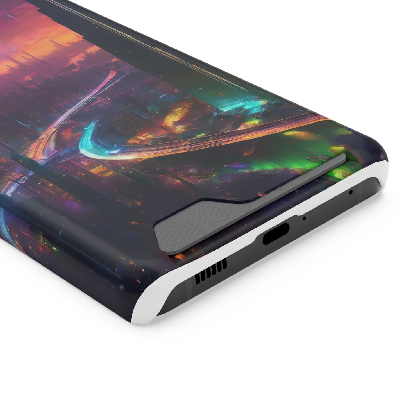 Neon Card Holder Phone Case - MagSafe, iPhone 13 & Galaxy S21/22