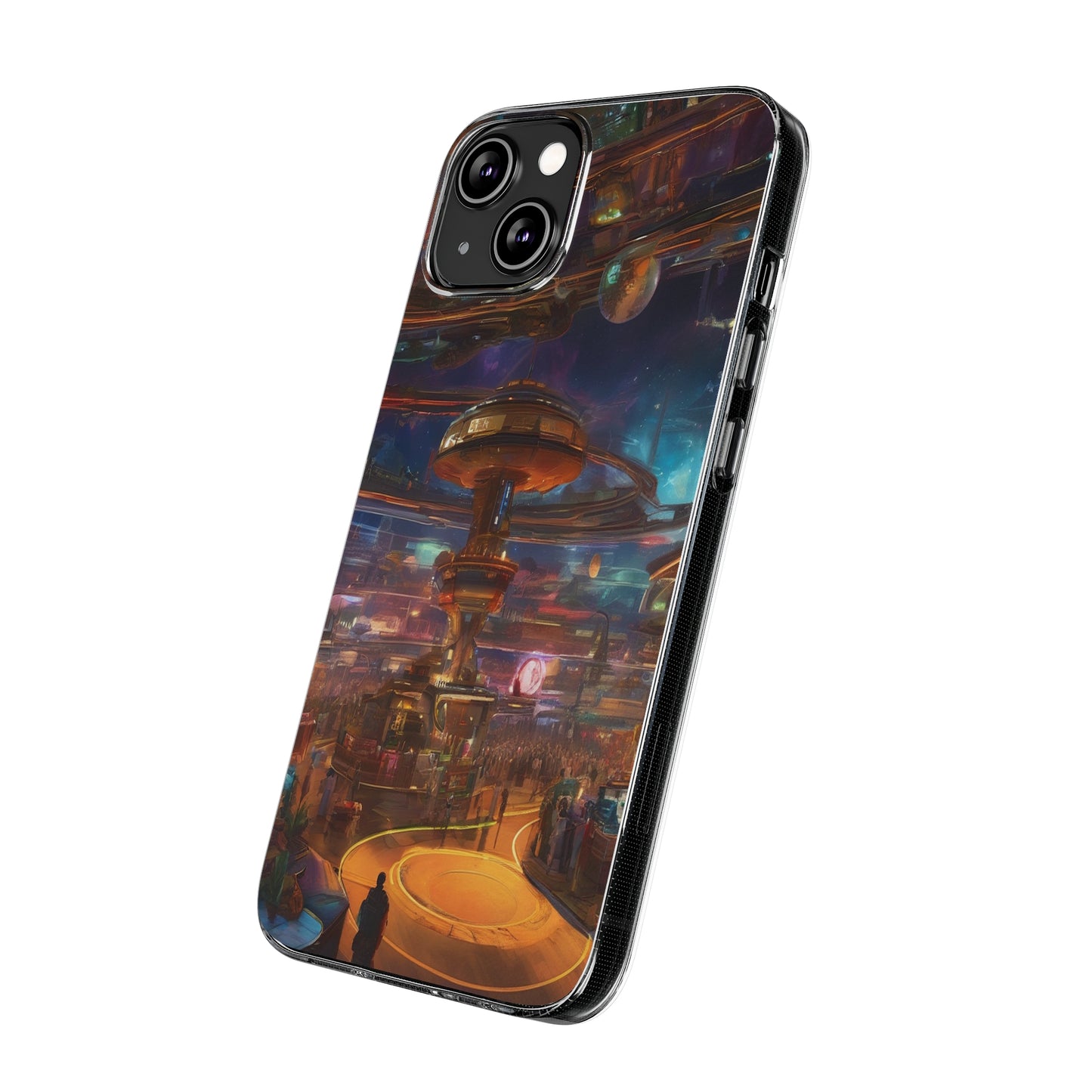 Clear Silicone Phone Case - Slim, Durable, Open-Port Design