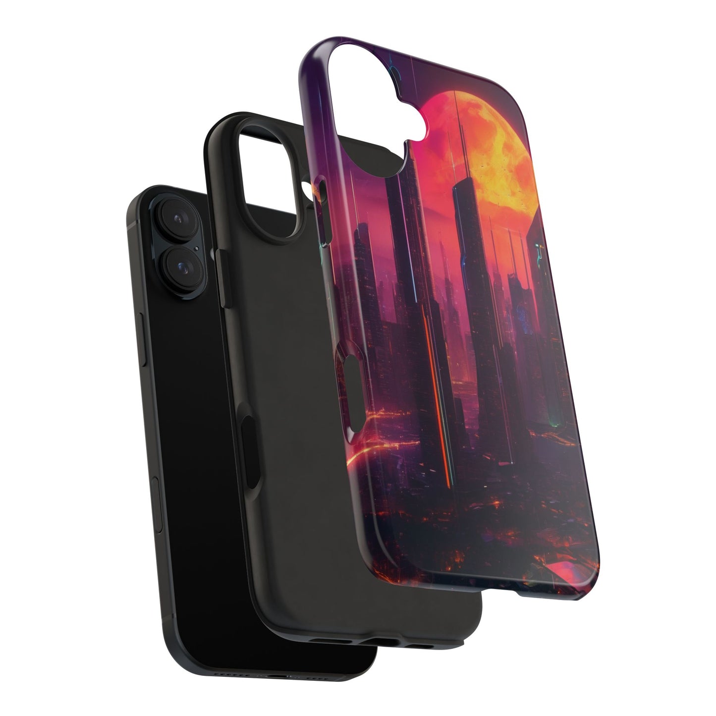 Tough Phone Case: Shockproof 2-Piece TPU/PC Shell