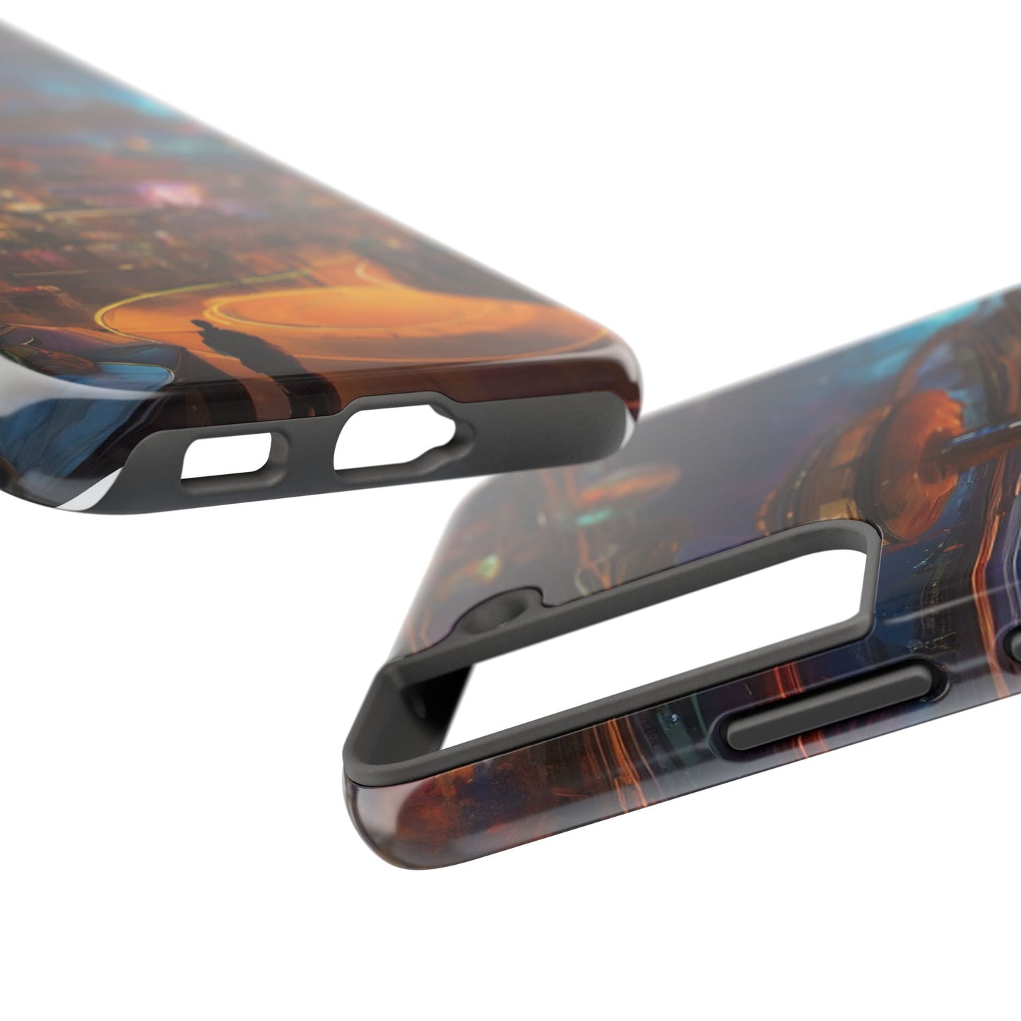 Tough Phone Case - 2-Piece Impact-Resistant Glossy Shield