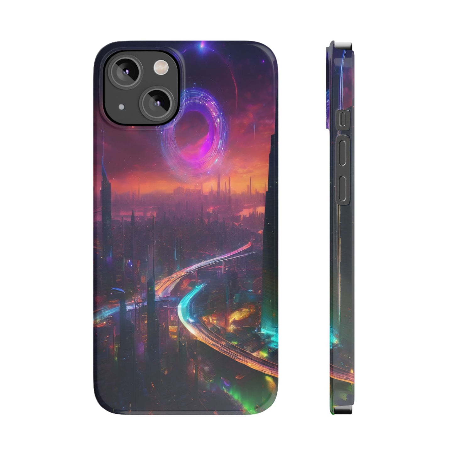 Slim Glossy Phone Case for iPhone 16 – Lexan PC