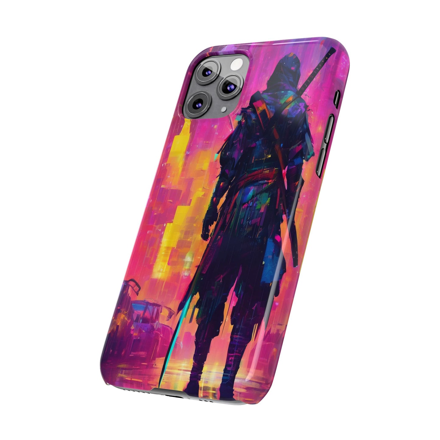 Neon Slim Phone Case for iPhone 16 - Glossy Lexan Finish