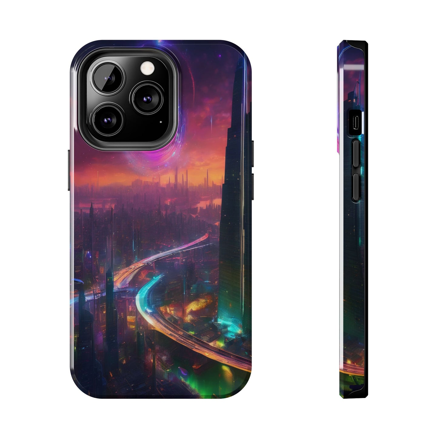 Tough Phone Case – Shockproof TPU/Polycarbonate for iPhone & Samsung