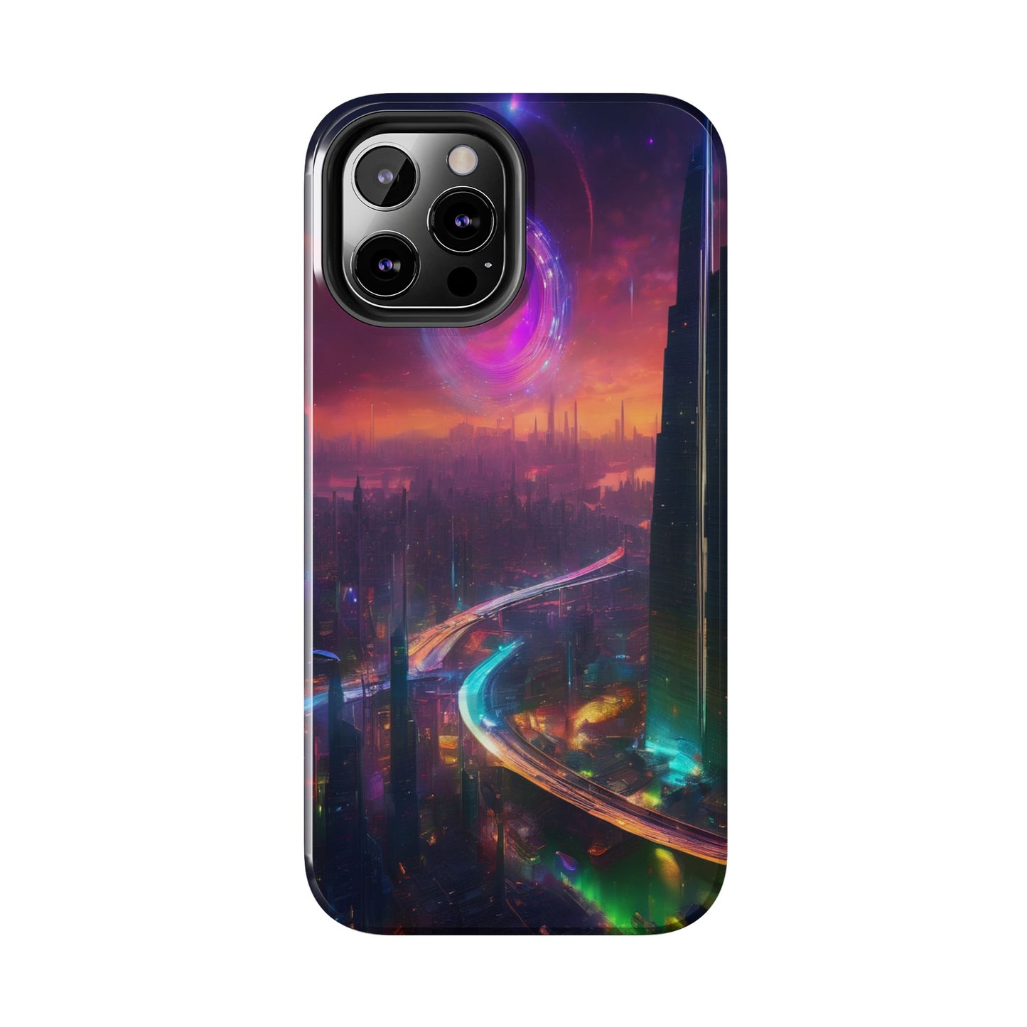 Tough Phone Case – Shockproof TPU/Polycarbonate for iPhone & Samsung