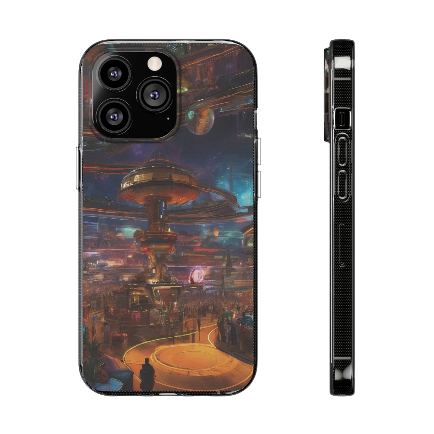 Clear Silicone Phone Case - Slim, Durable, Open-Port Design