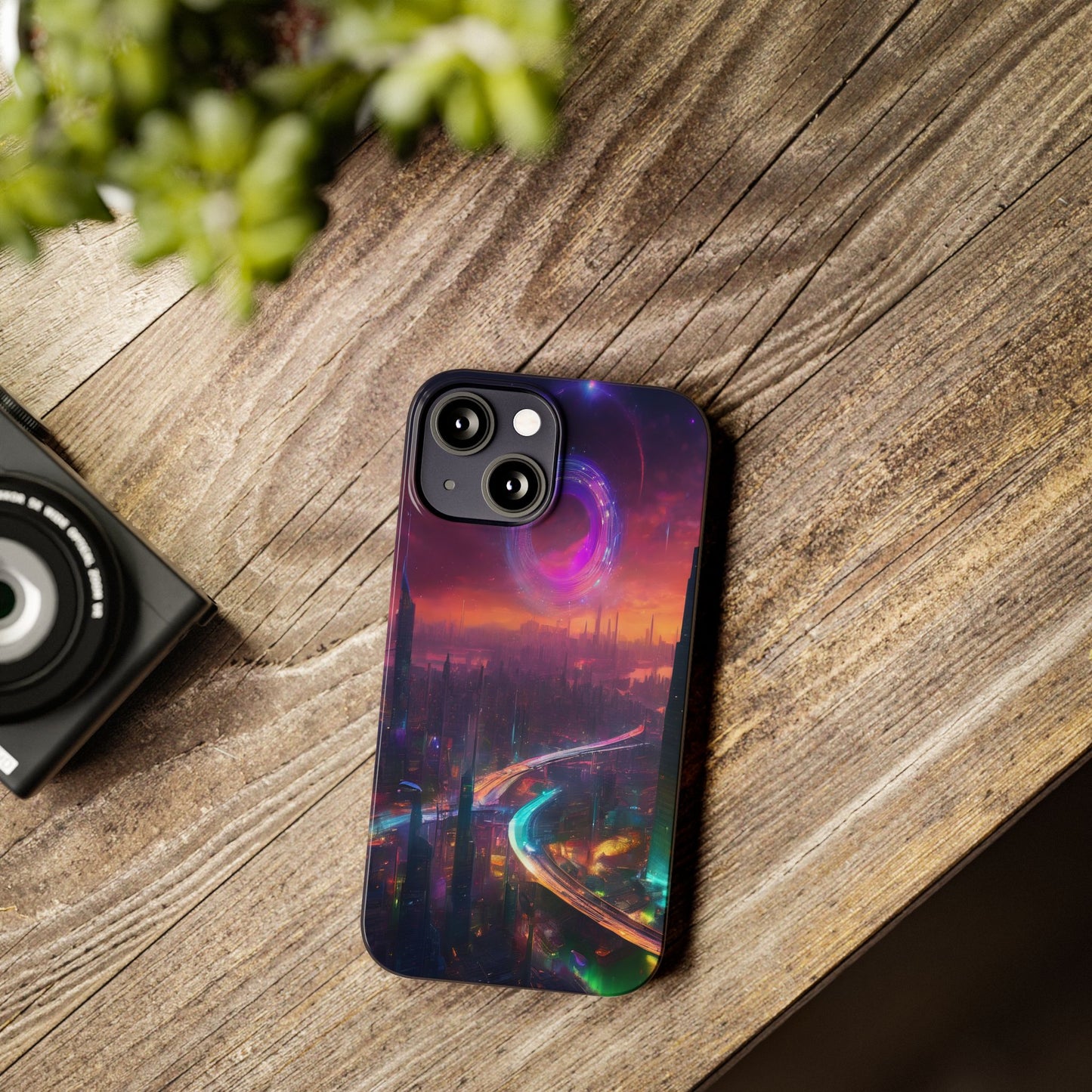 Slim Glossy Phone Case for iPhone 16 – Lexan PC