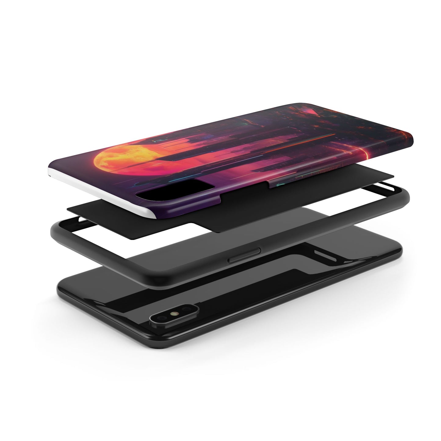 Tough Phone Case: Shockproof 2-Piece TPU/PC Shell