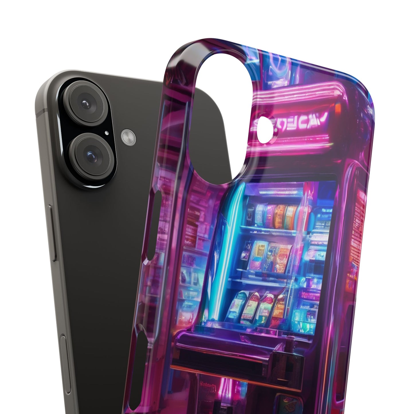Slim Phone Case for iPhone 16 - Glossy Polycarbonate