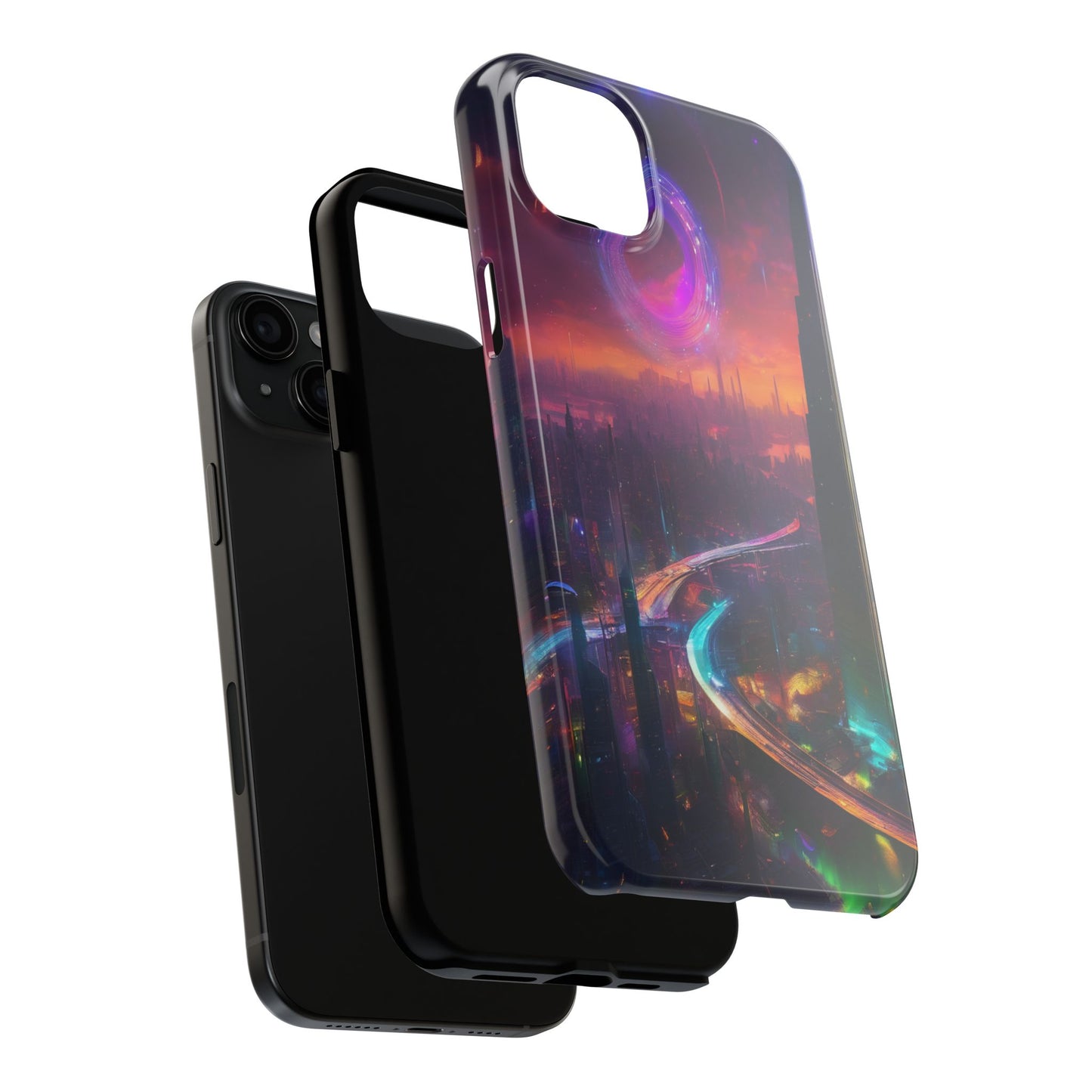 Tough Phone Case – Shockproof TPU/Polycarbonate for iPhone & Samsung