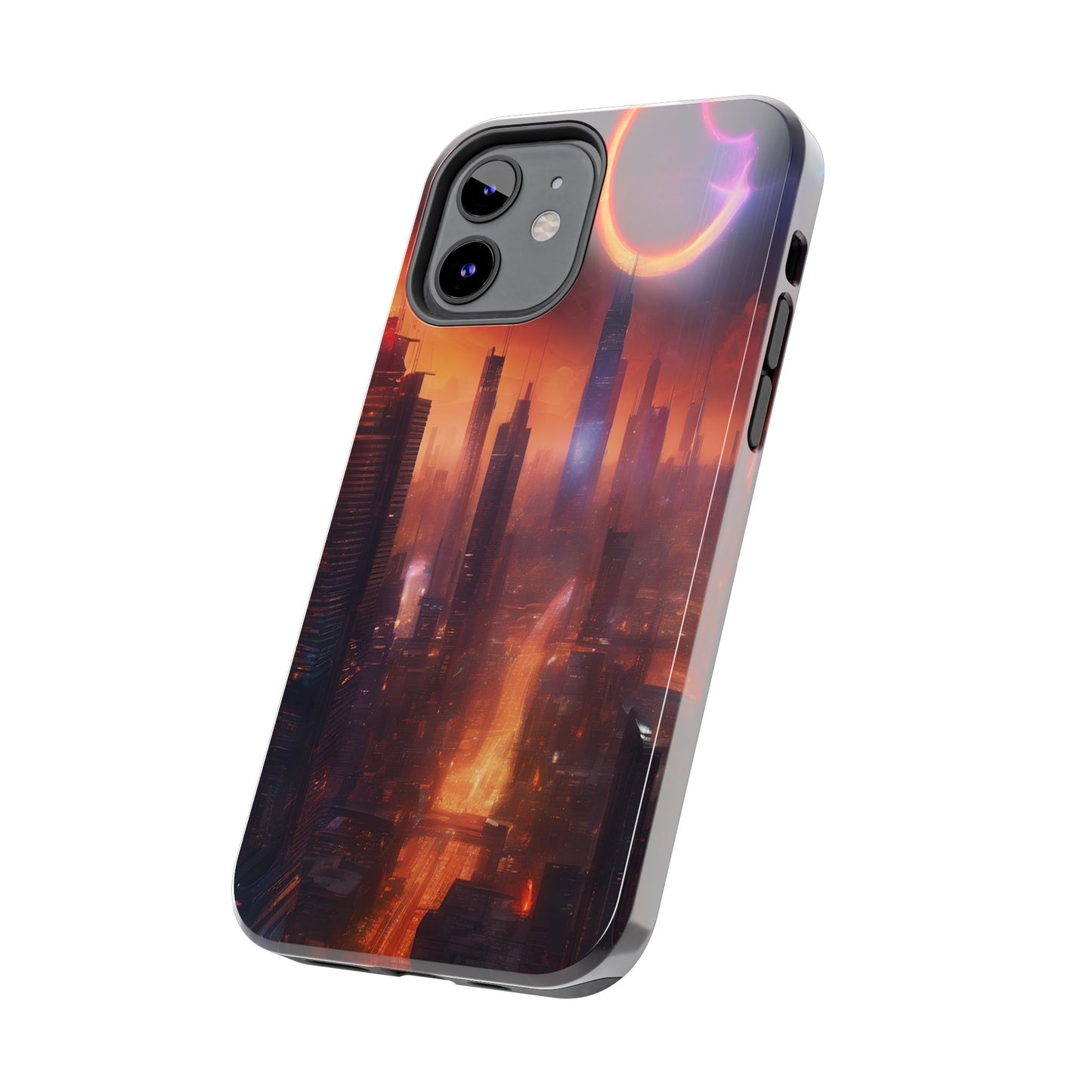 Rugged Phone Case - Impact-Resistant Dual-Layer TPU/PC, Glossy