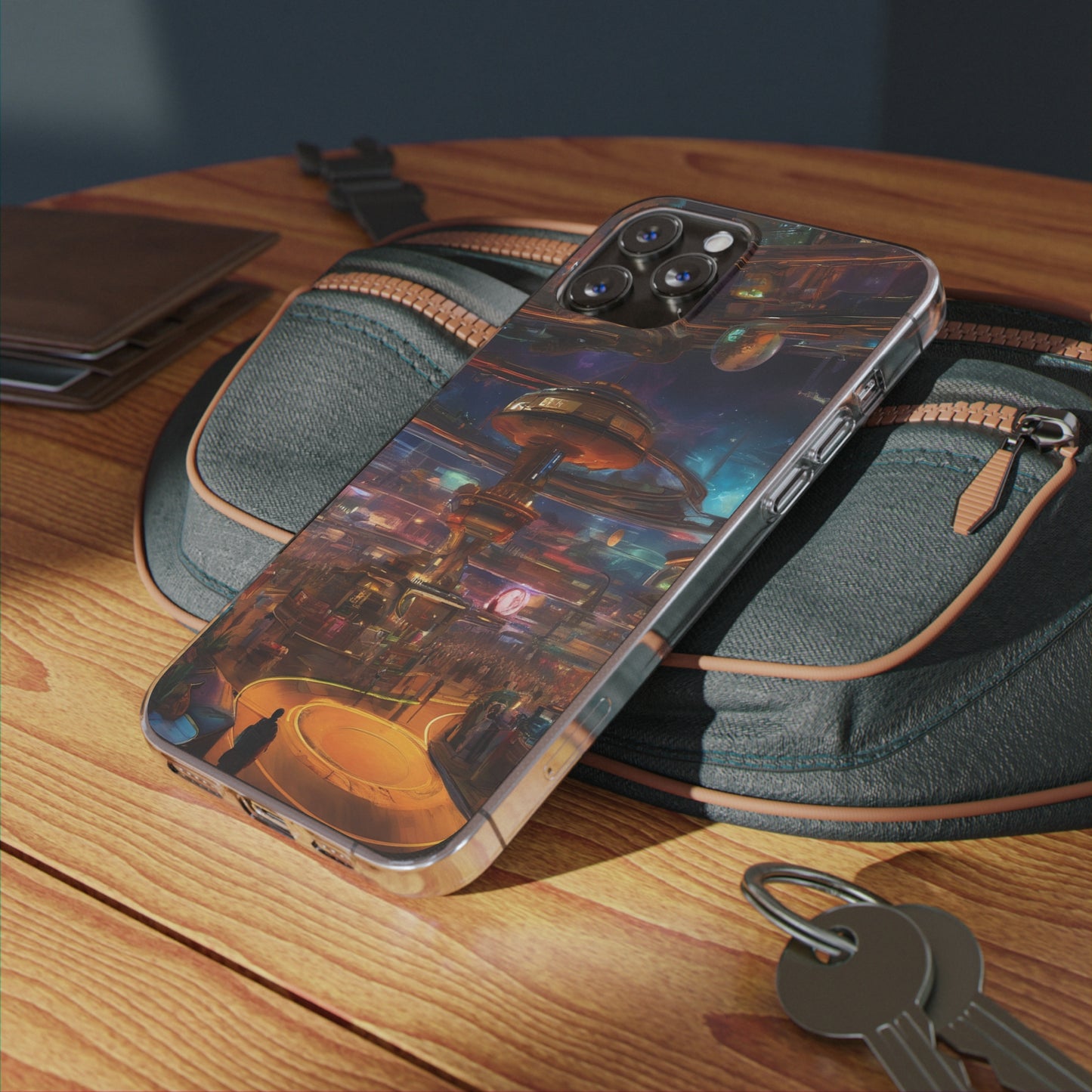 Clear Silicone Phone Case - Slim, Durable, Open-Port Design