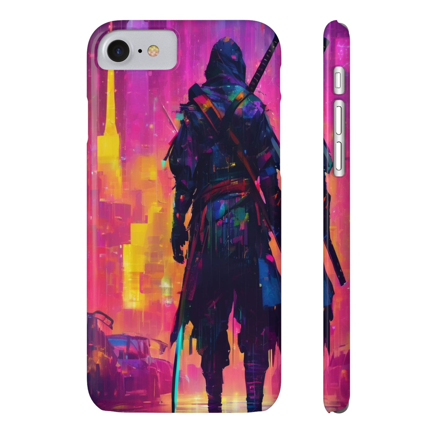 Neon Slim Phone Case for iPhone 16 - Glossy Lexan Finish