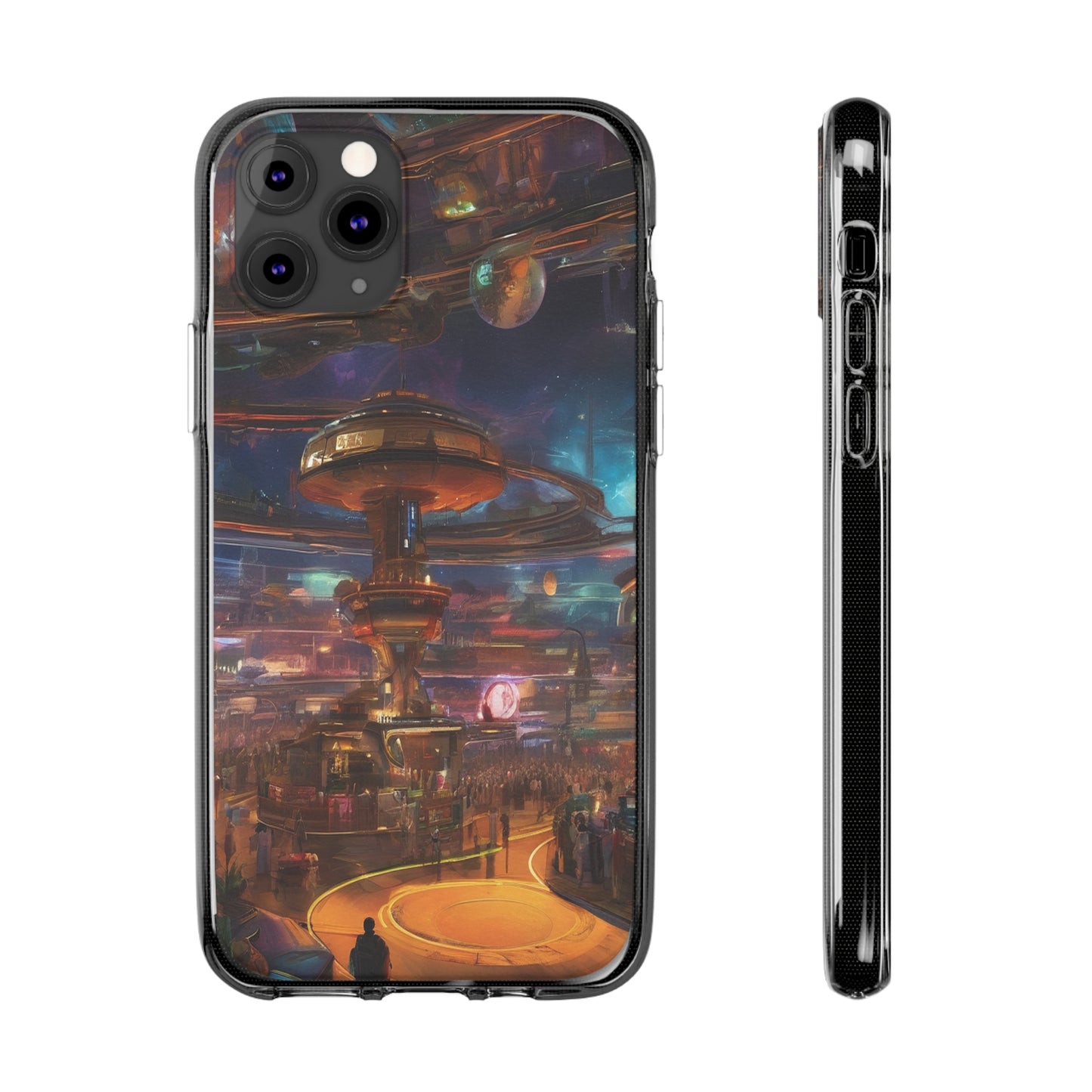 Clear Silicone Phone Case - Slim, Durable, Open-Port Design