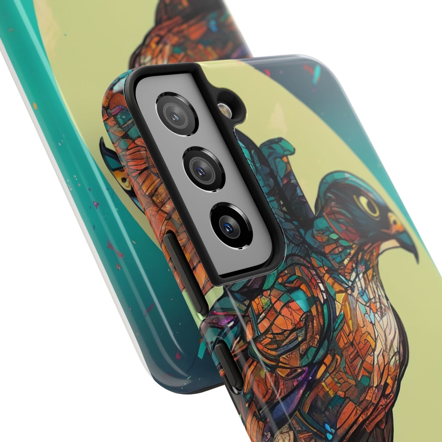 Neon Tough Phone Case - Impact-Resistant, Glossy Finish