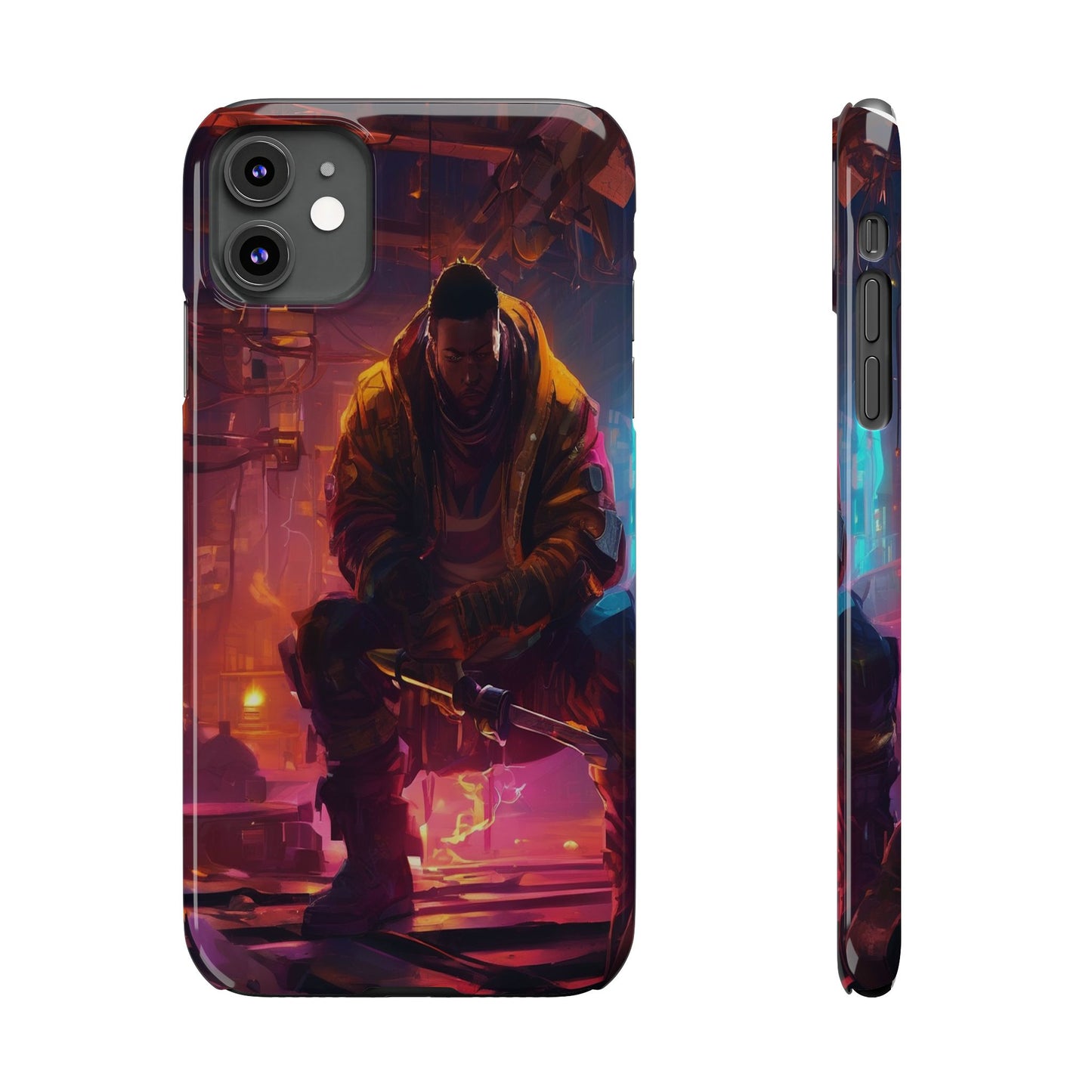 Slim Phone Case for iPhone 16 - Ultra-Thin, Glossy PC