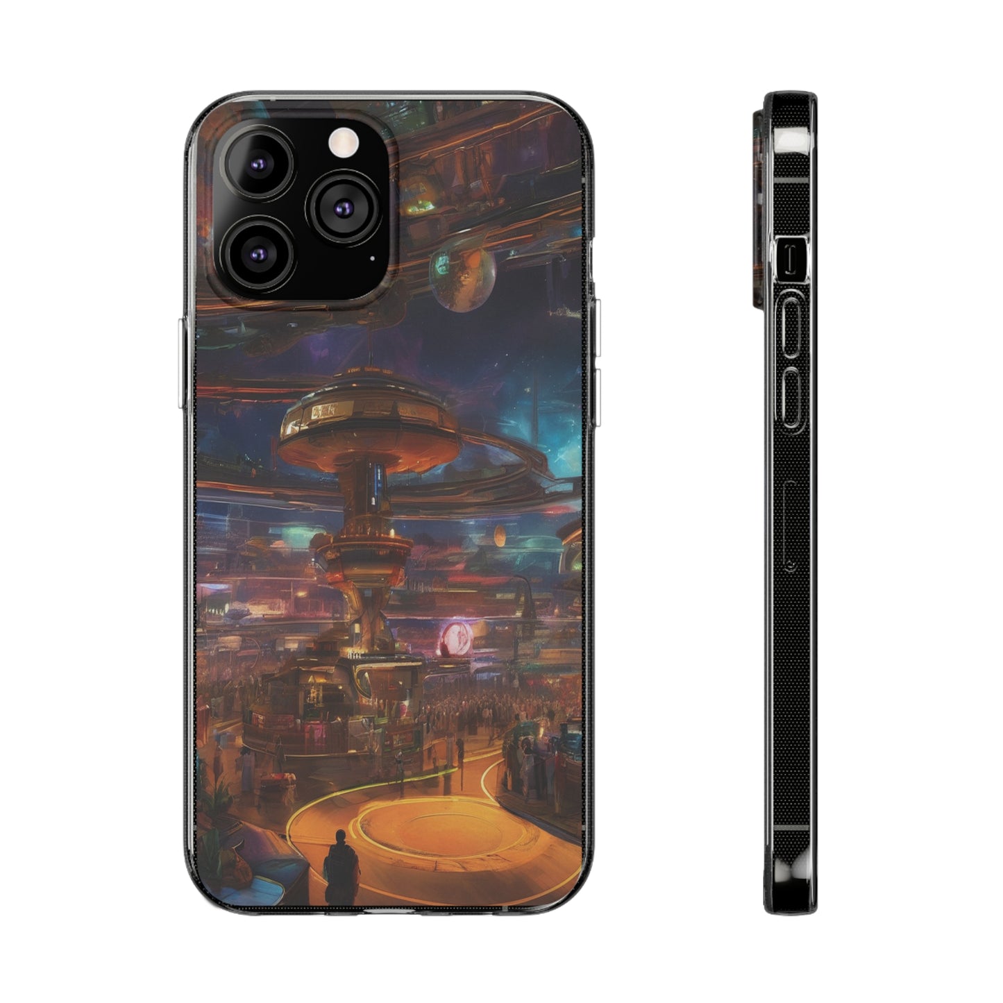 Clear Silicone Phone Case - Slim, Durable, Open-Port Design