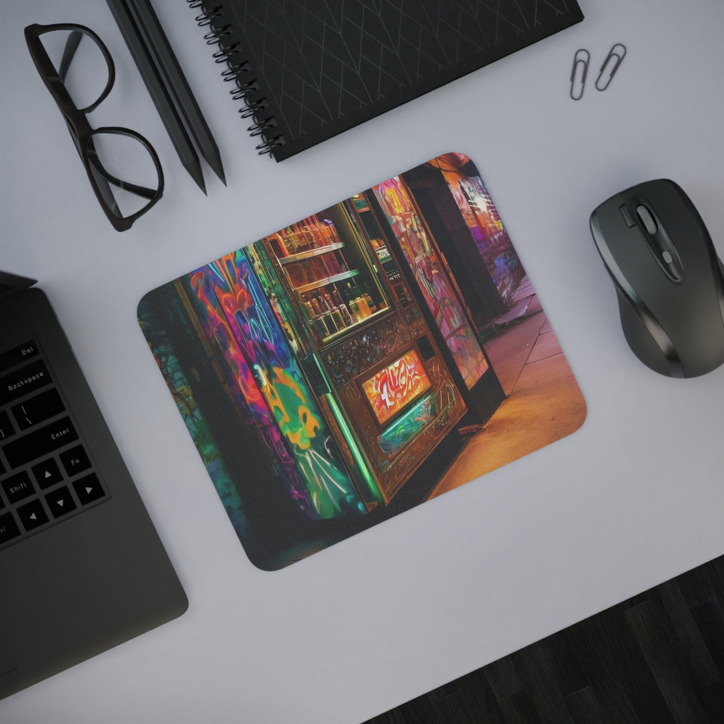 Customizable Desk Mouse Pad - Rectangular, 0.12in Thick, One-Sided
