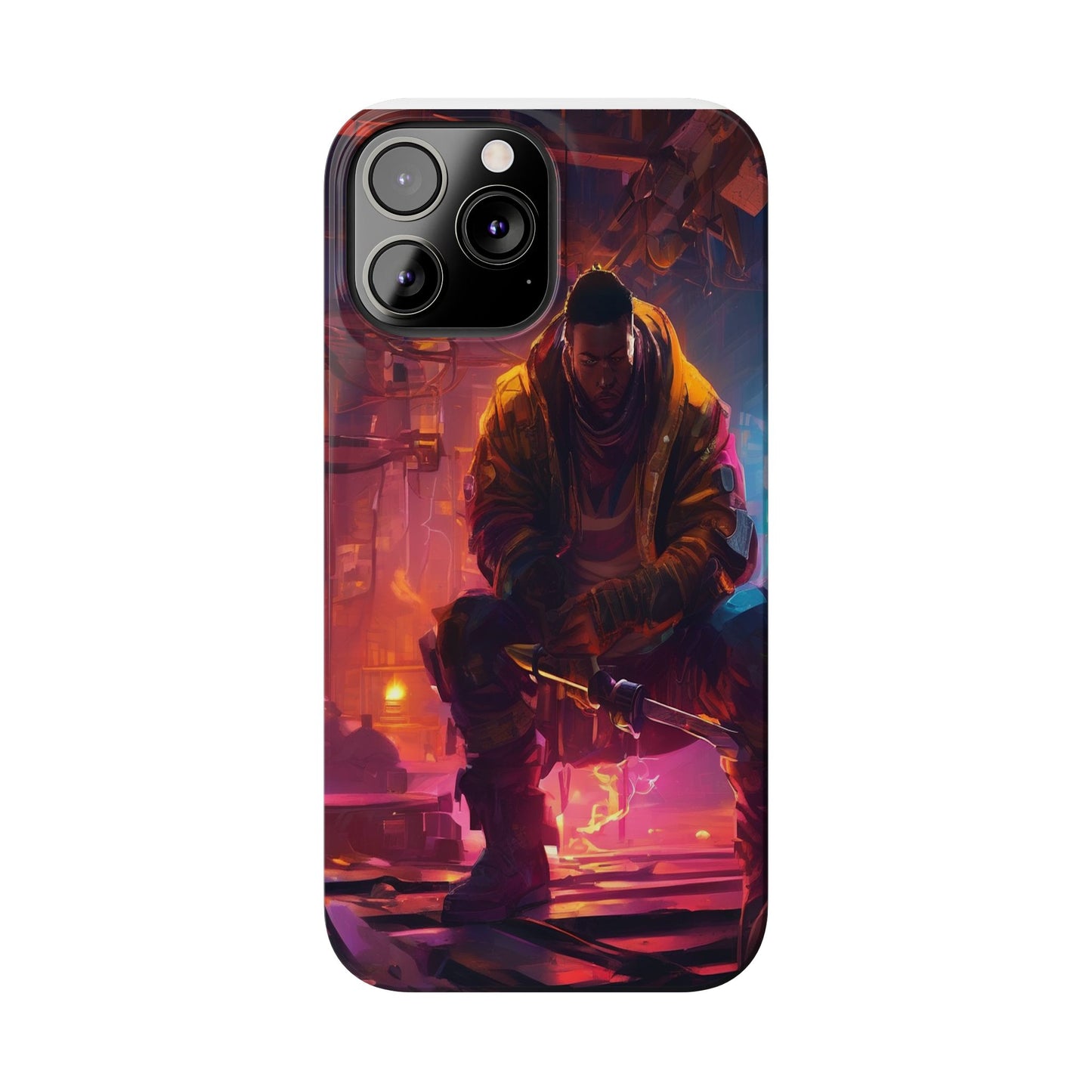 Slim Phone Case for iPhone 16 - Ultra-Thin, Glossy PC