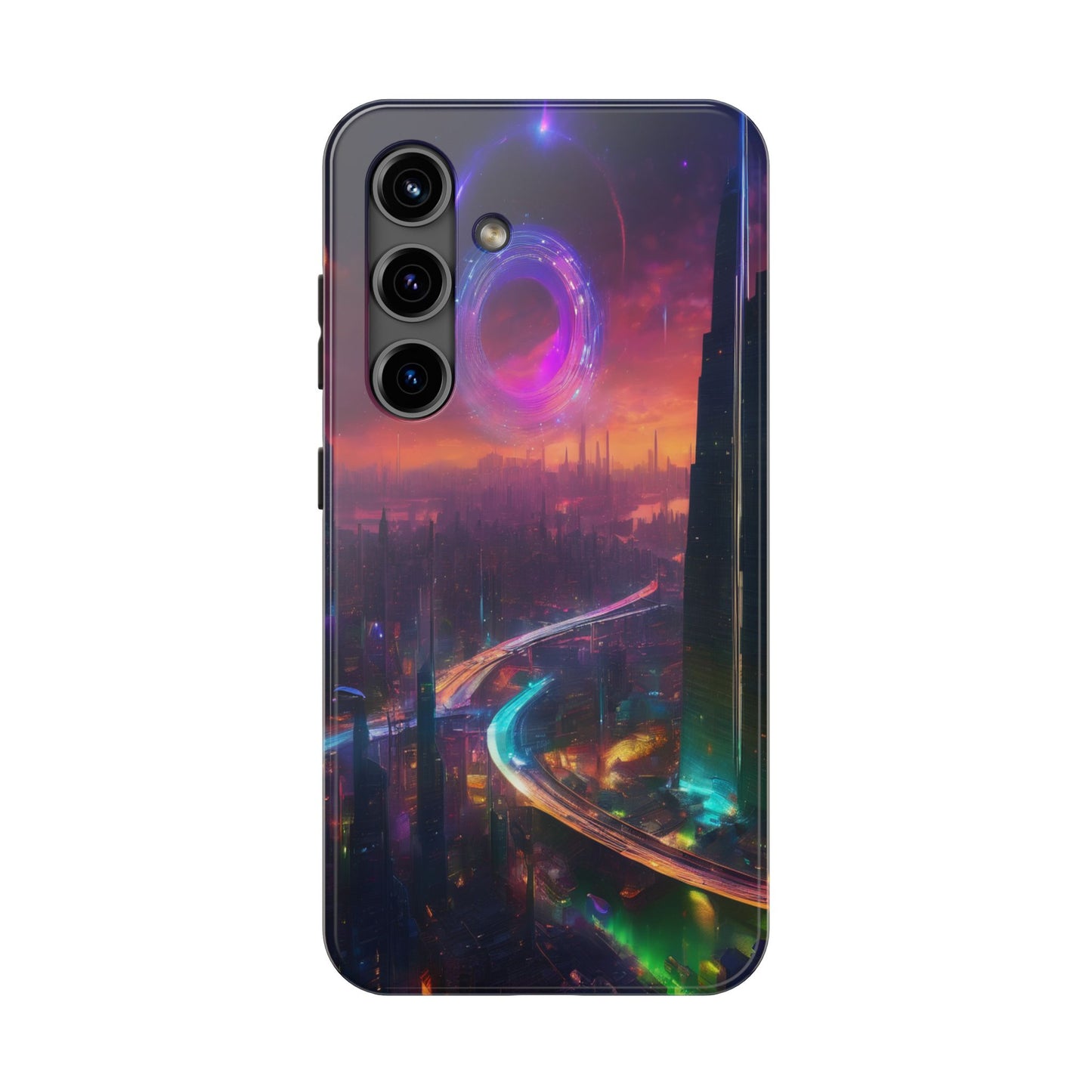 Tough Phone Case – Shockproof TPU/Polycarbonate for iPhone & Samsung