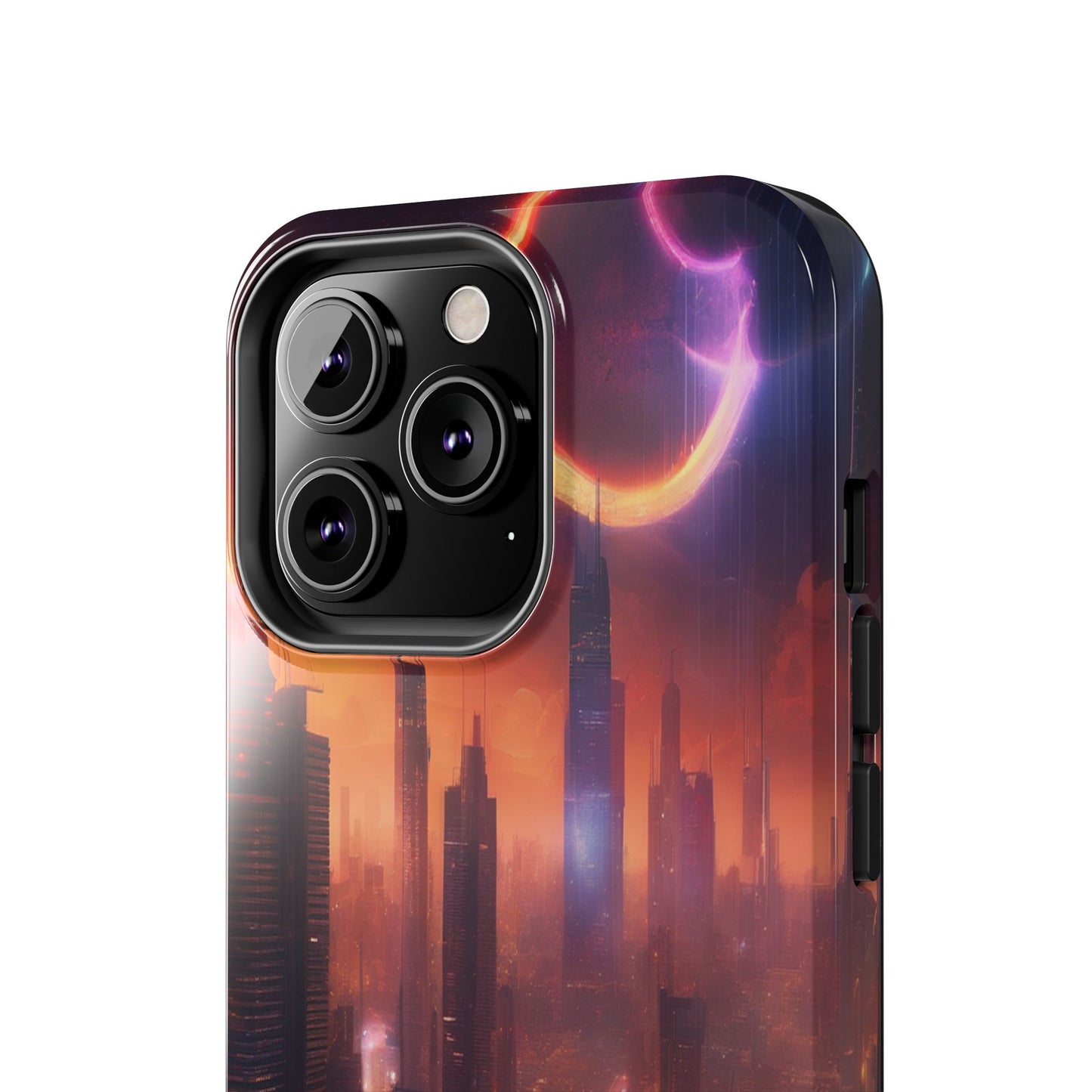 Rugged Phone Case - Impact-Resistant Dual-Layer TPU/PC, Glossy