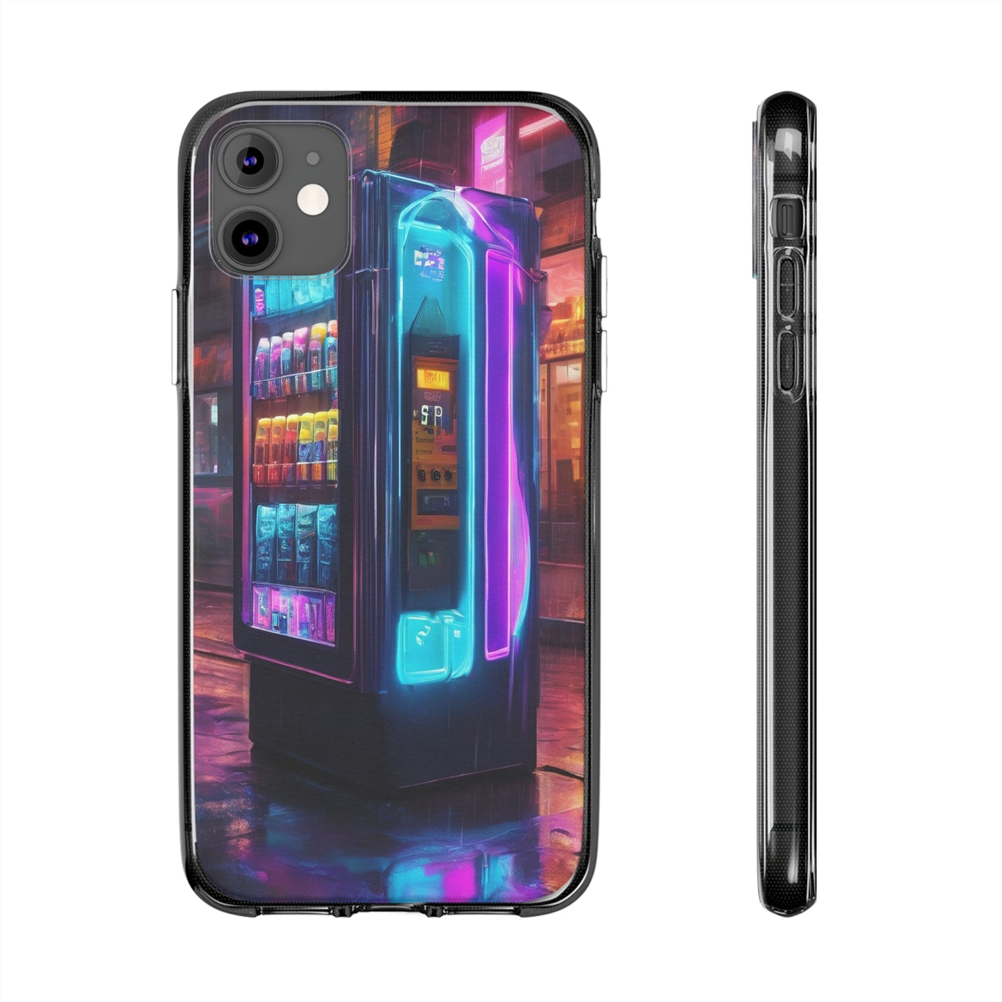 Clear Silicone Phone Case - Slim, Flexible with Open Ports