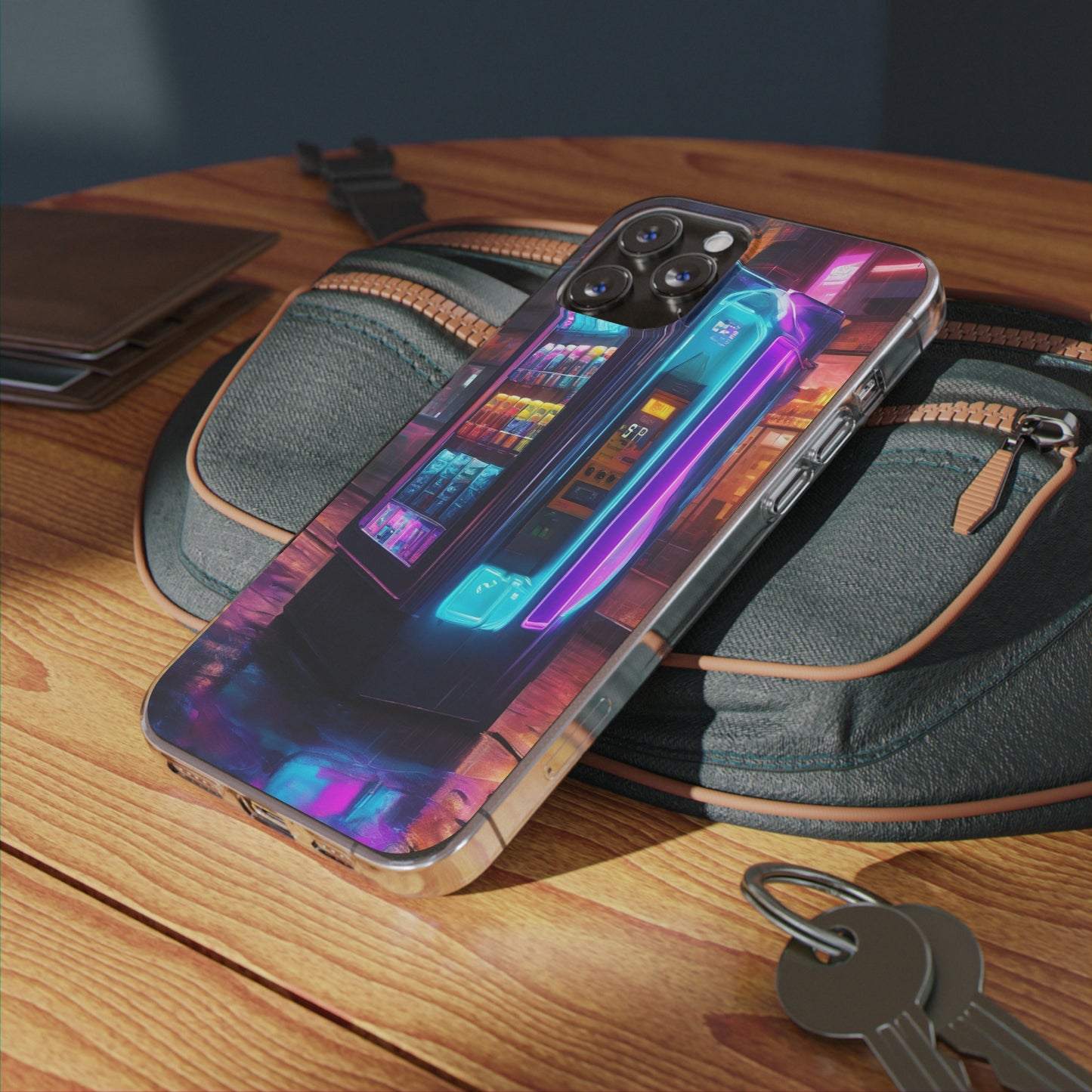Clear Silicone Phone Case - Slim, Flexible with Open Ports