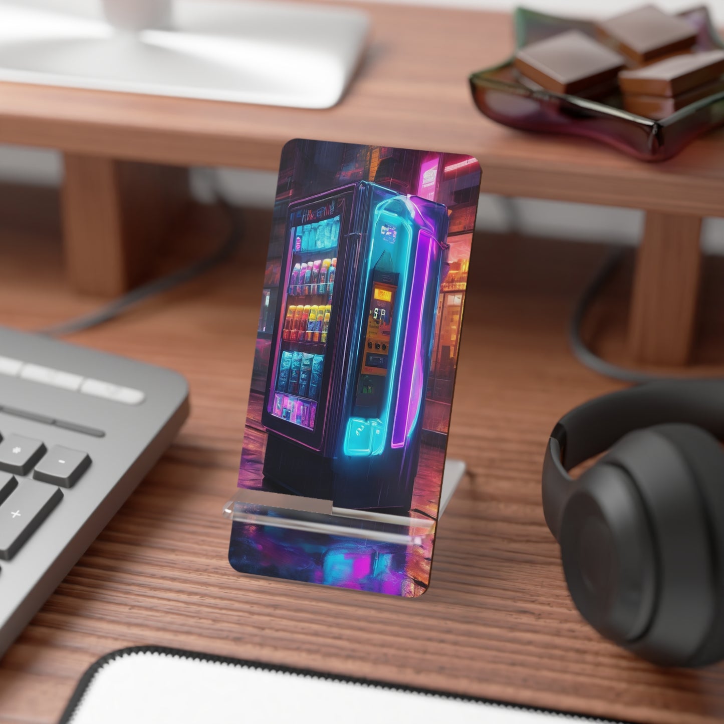 Mobile Phone Stand - Two-Piece Wobble-Free Desk Display