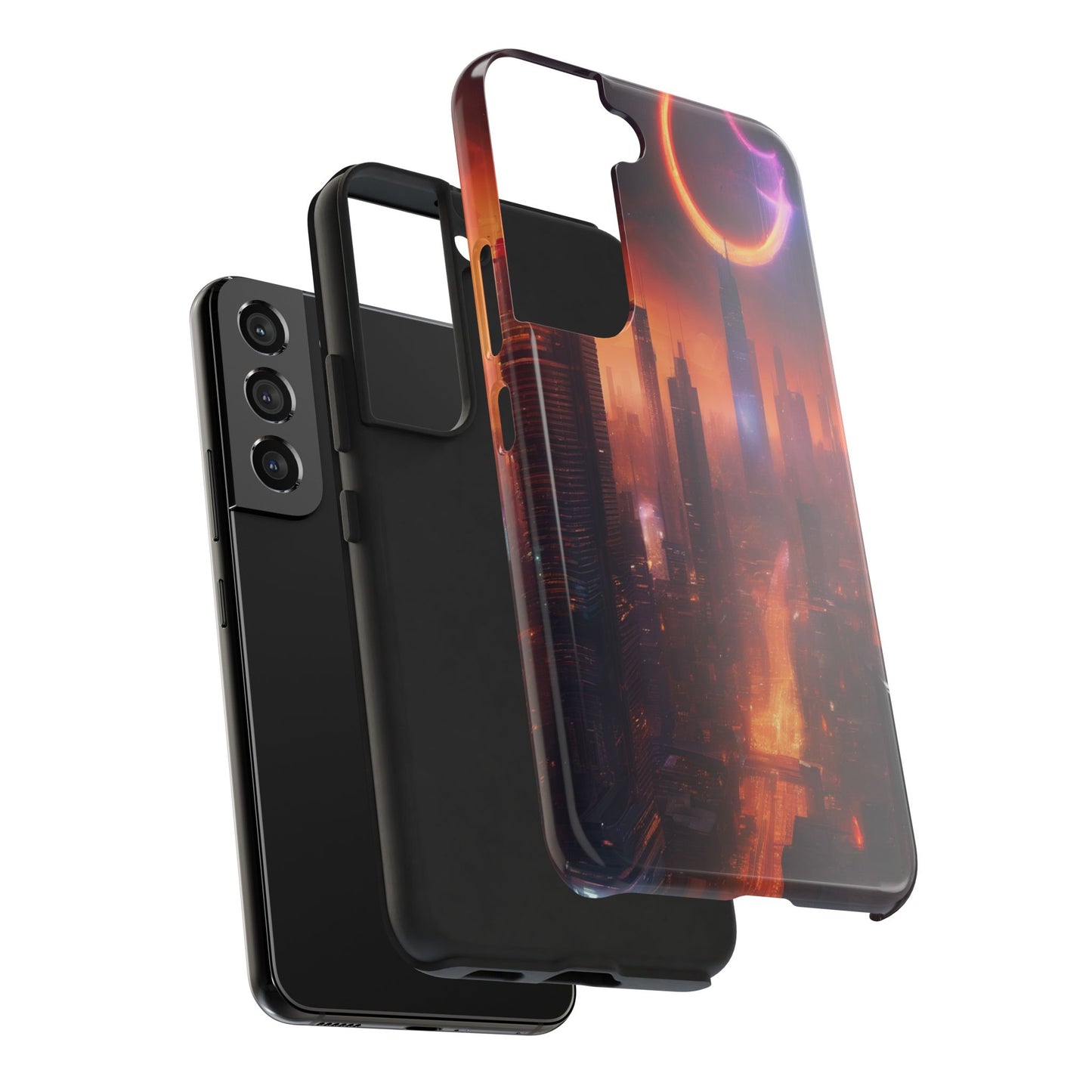 Rugged Phone Case - Impact-Resistant Dual-Layer TPU/PC, Glossy