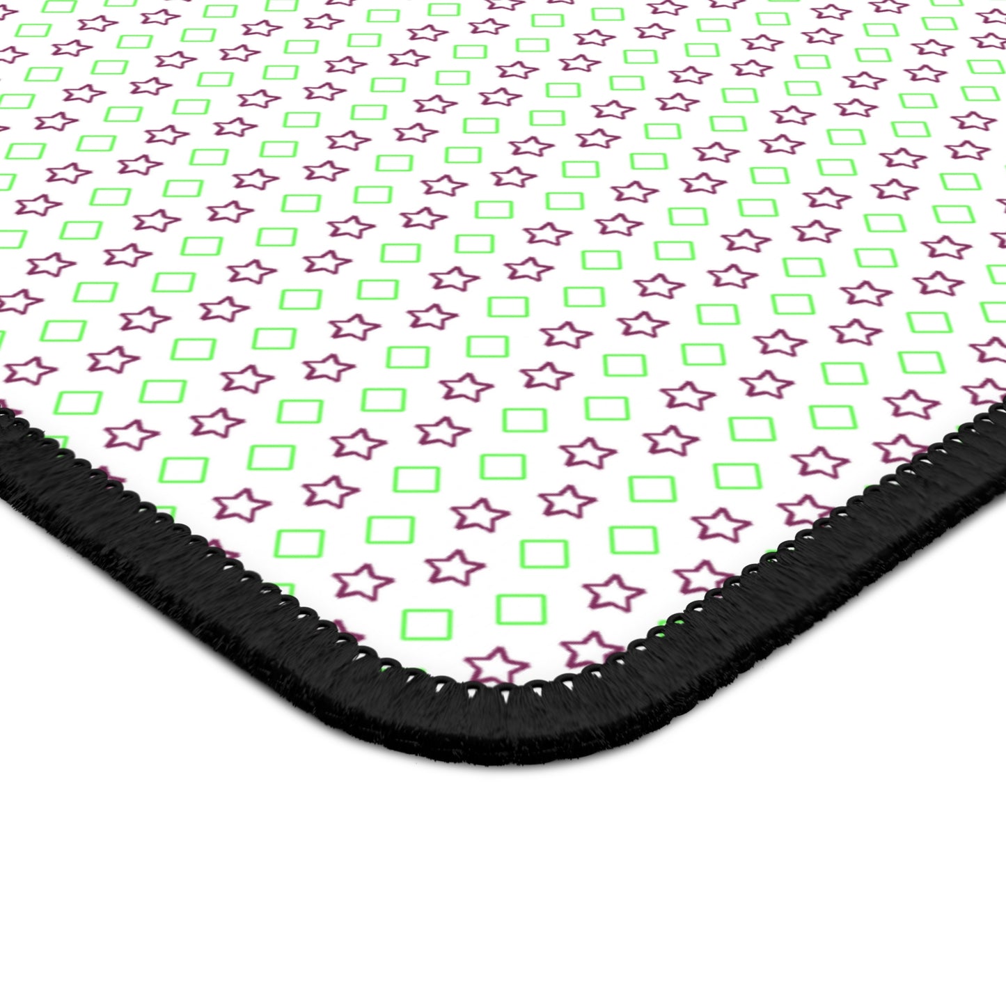 Neon Gaming Mouse Pad - Custom 9x7 Neoprene with Stitched Edges