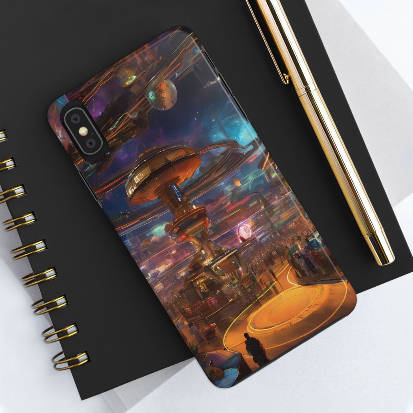 Tough Phone Case - 2-Piece Impact-Resistant Glossy Shield