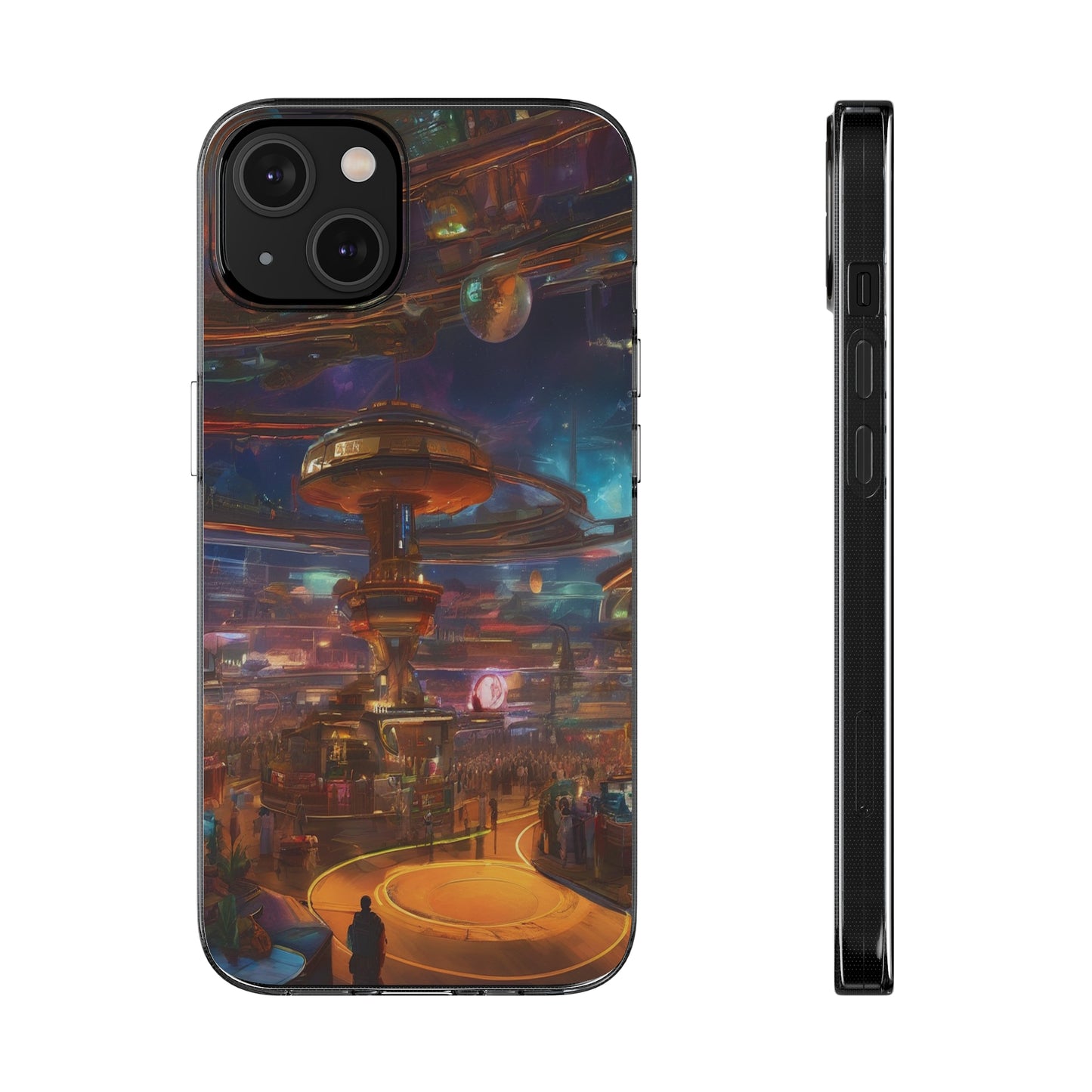 Clear Silicone Phone Case - Slim, Durable, Open-Port Design