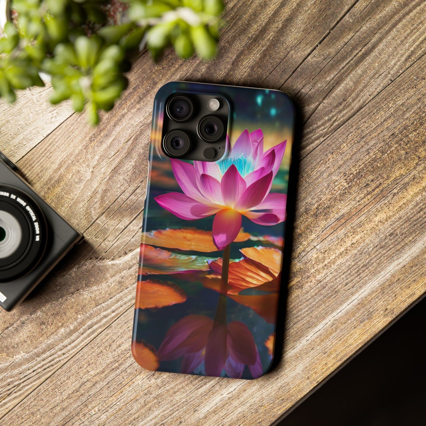 Slim Glossy Polycarbonate Phone Case for iPhone 16