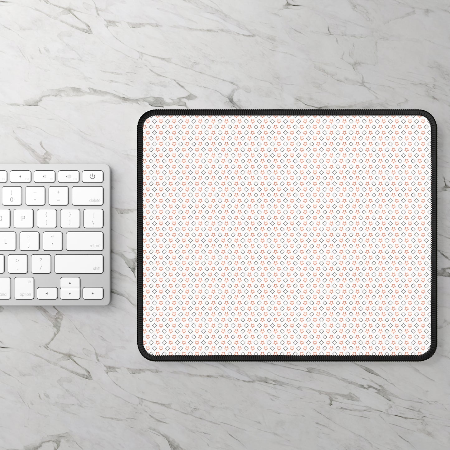 Custom Gaming Mouse Pad - 9x7 Neoprene, Stitched Edges