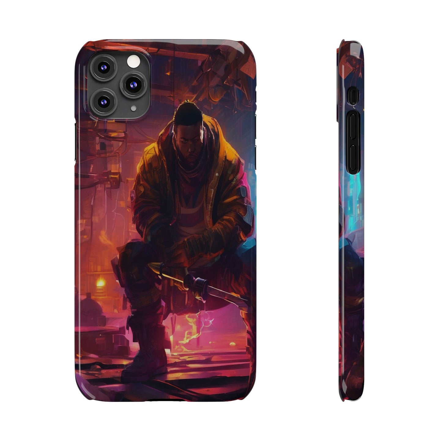 Slim Phone Case for iPhone 16 - Ultra-Thin, Glossy PC